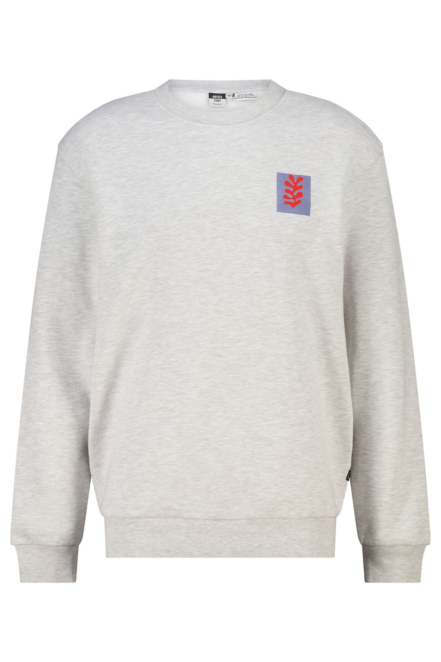 SHELDON CREW LIGHT GREY MELANGE 3