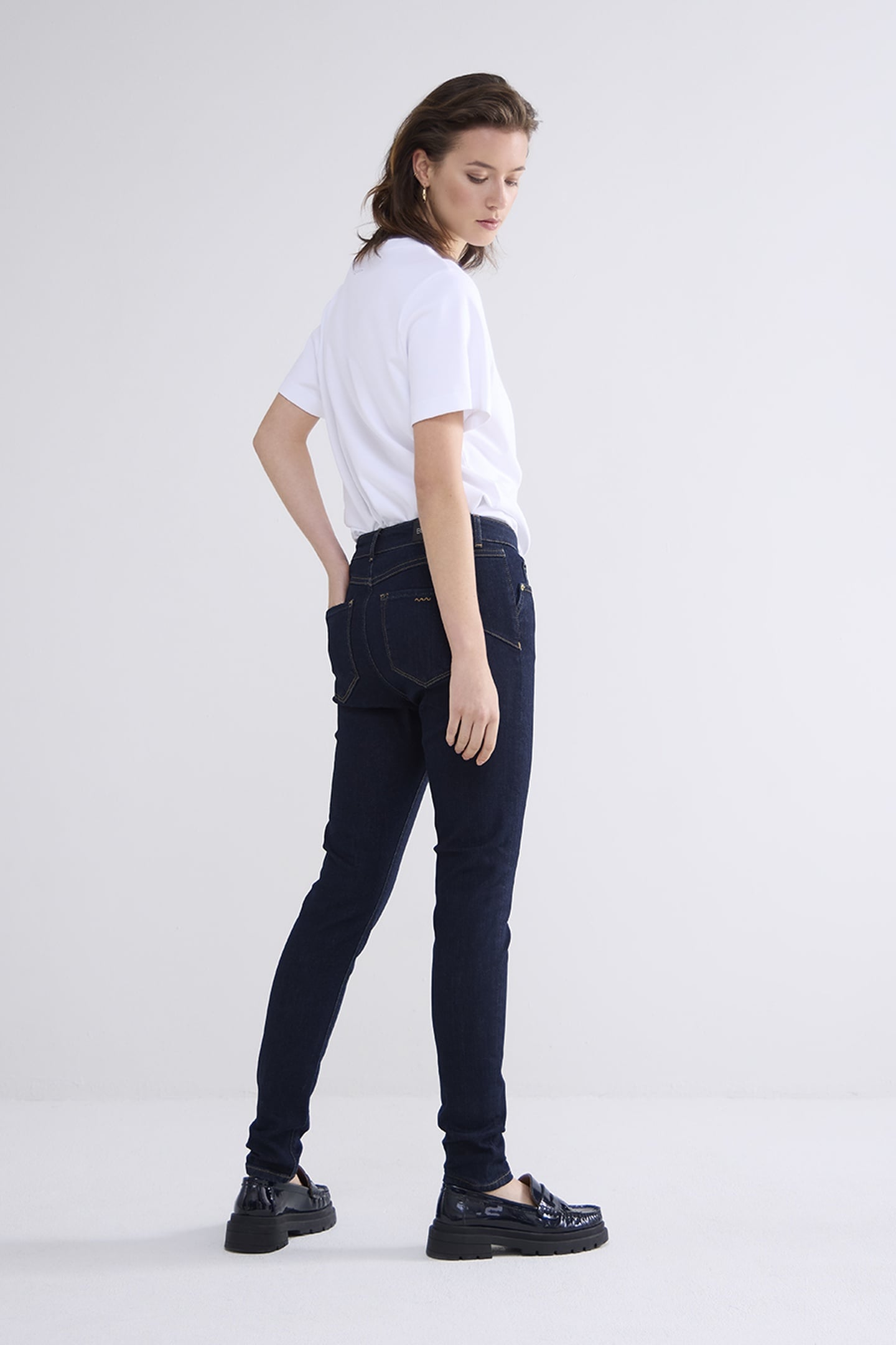 SKINNY FIT JEANS BOOM STRETCH DENIM DARK INDIGO 2