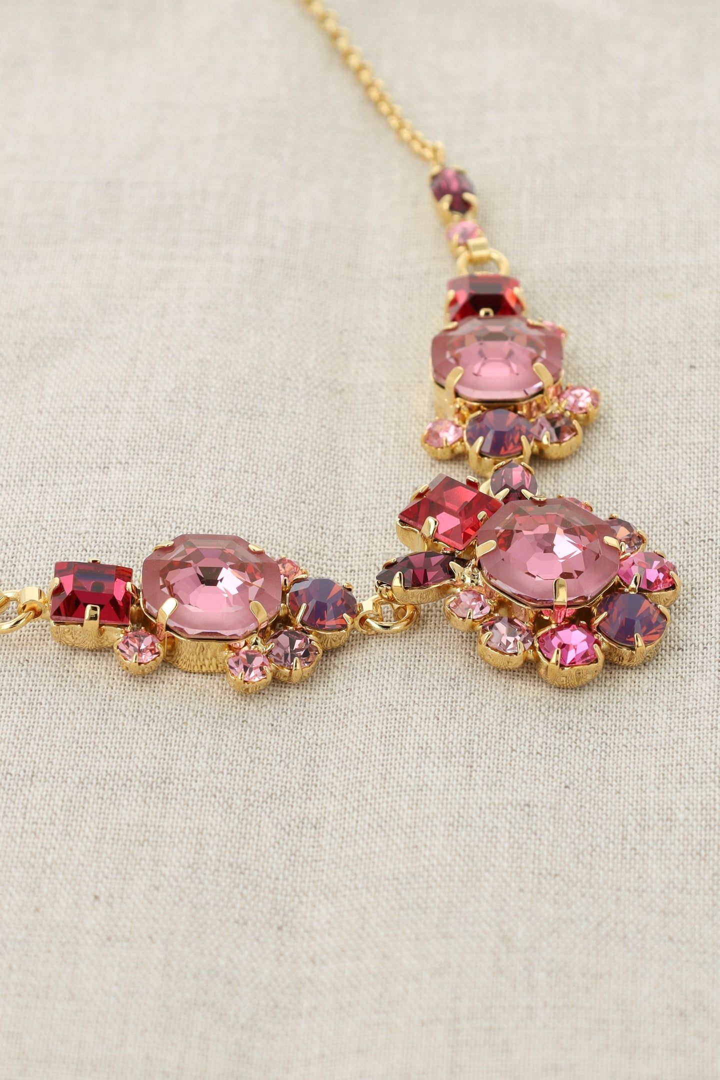 LALIQUE NECKLACE PINK PINK 4