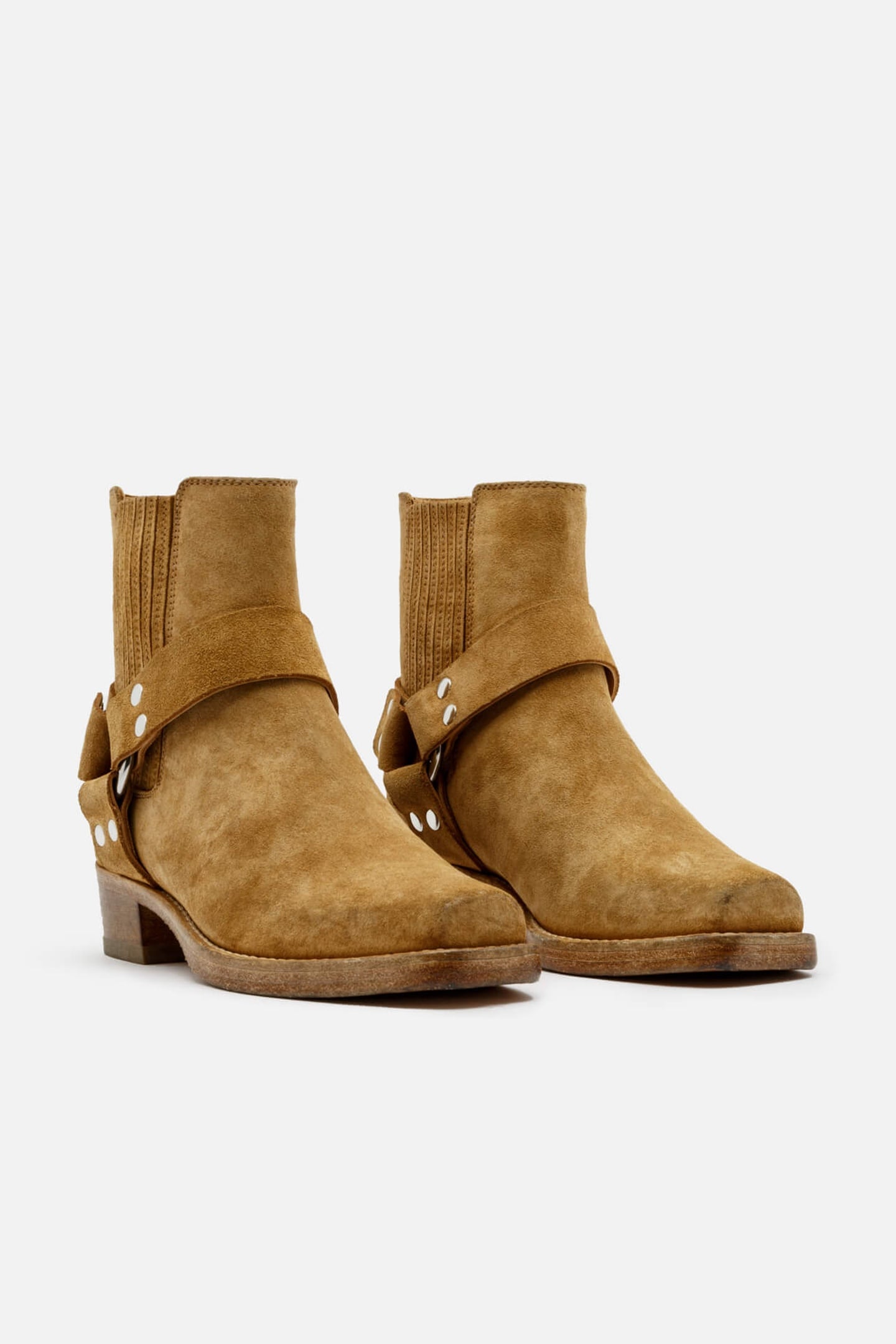 CAVALRY BOOT CARAMEL SUEDE 2