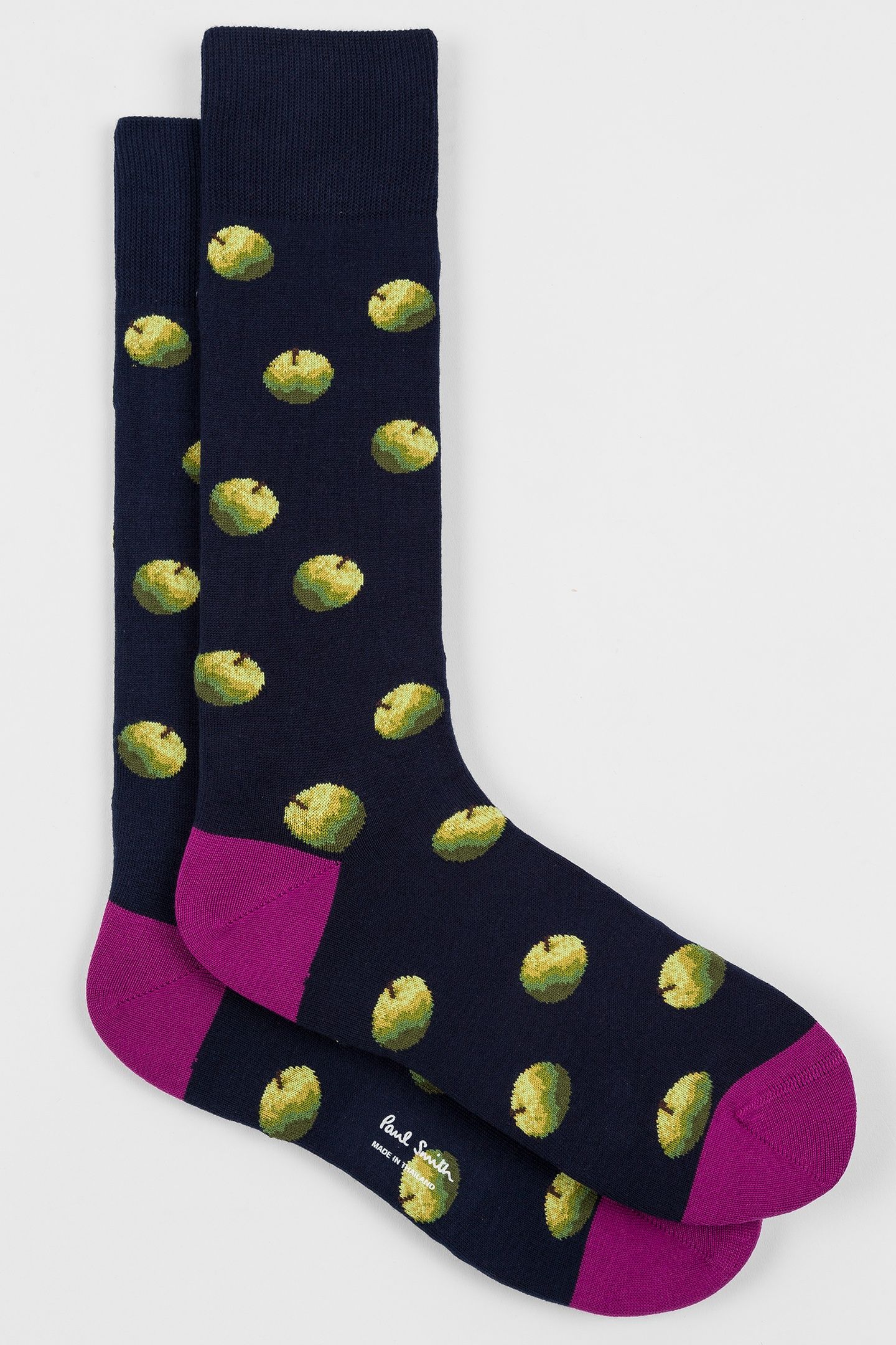 MEN SOCK APPLE ARCHIVE NAVY 2