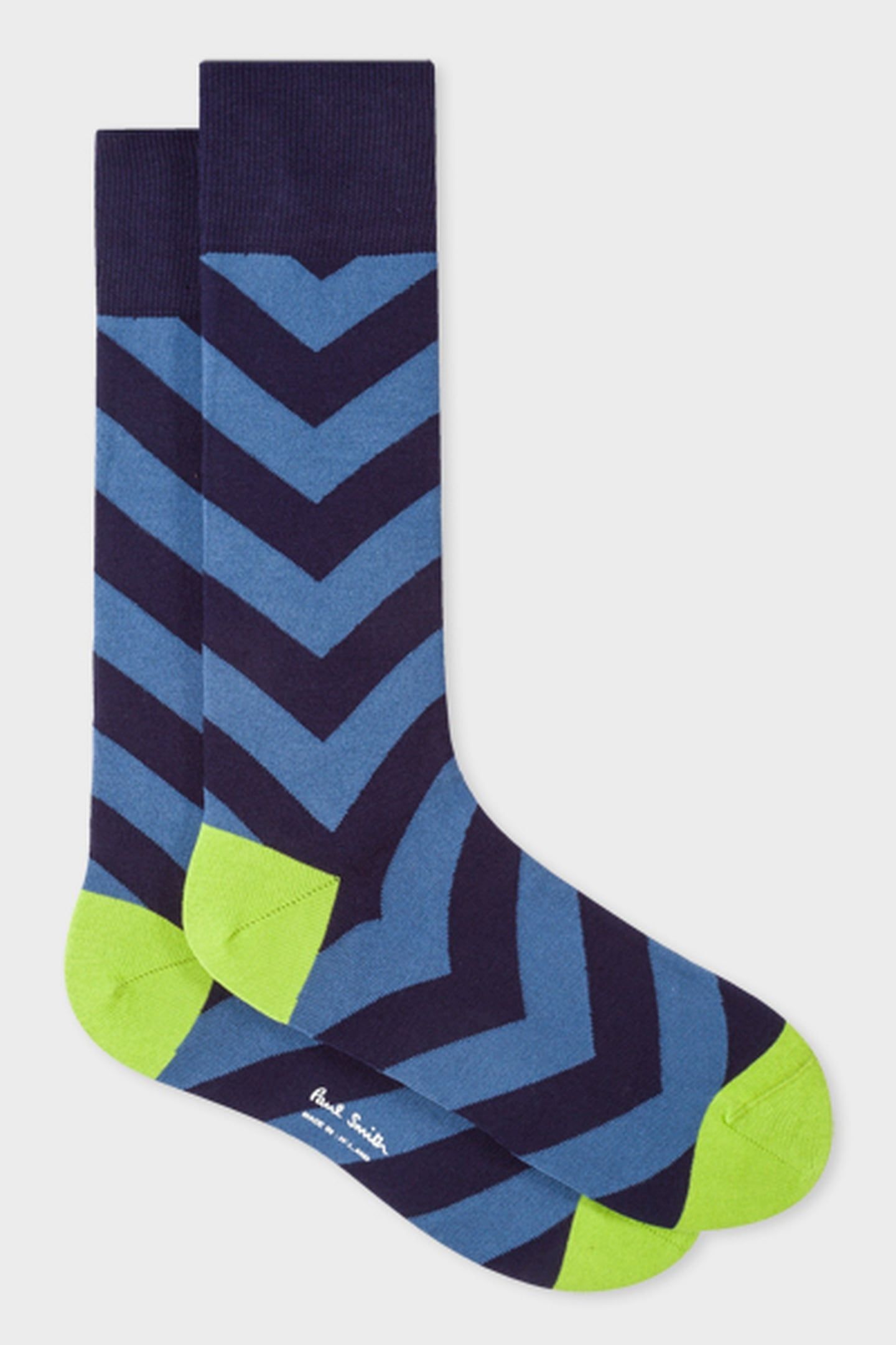MEN SOCK DOUGLAS STRIPE NAVY 4