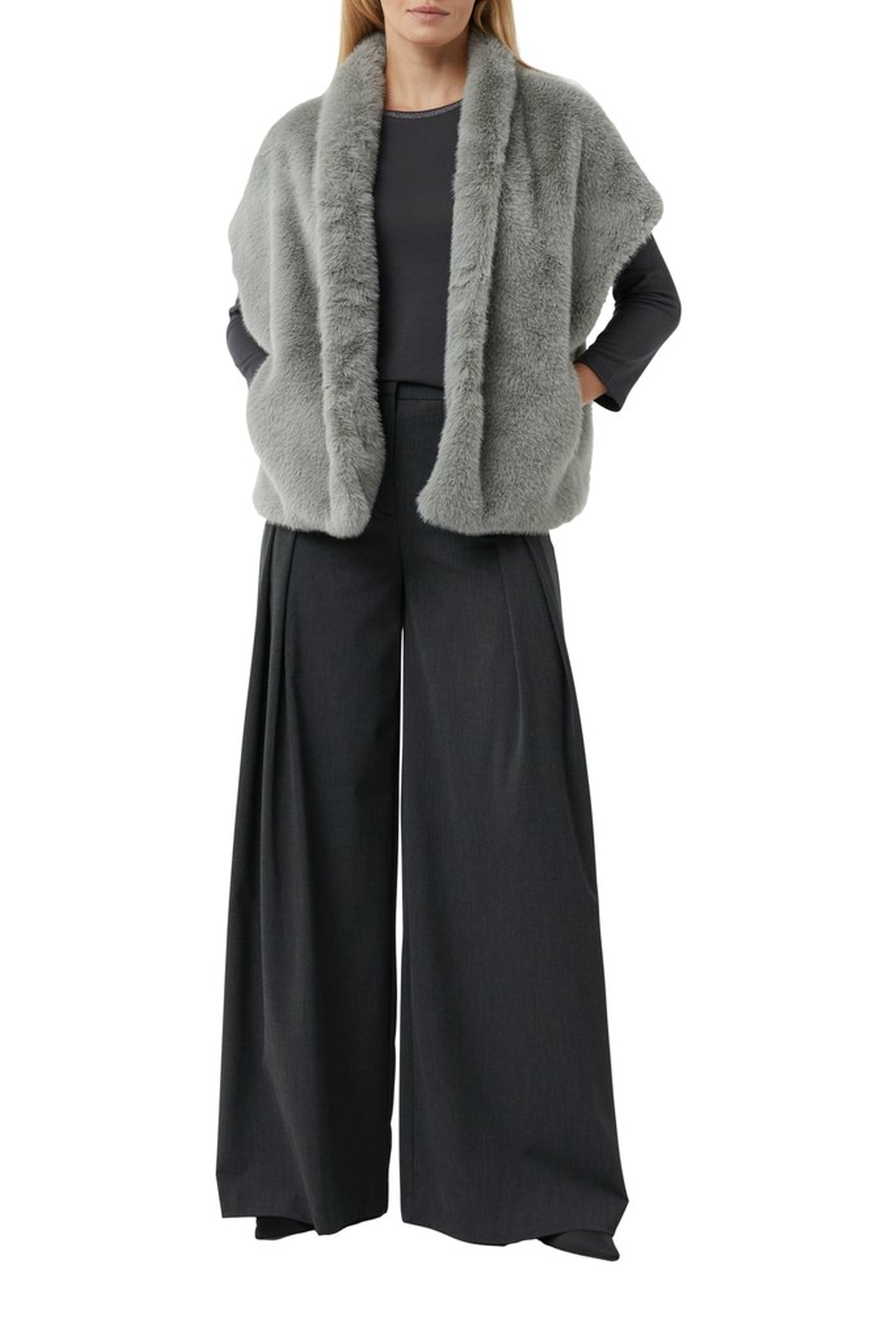 COMMA JACKEN OUTDOOR GREY/BLACK 2