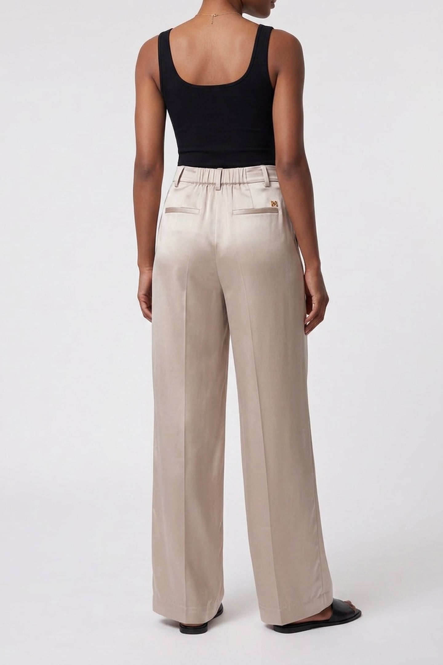 LOREDANA STRAIGHT PA VELVET TAUPE 2