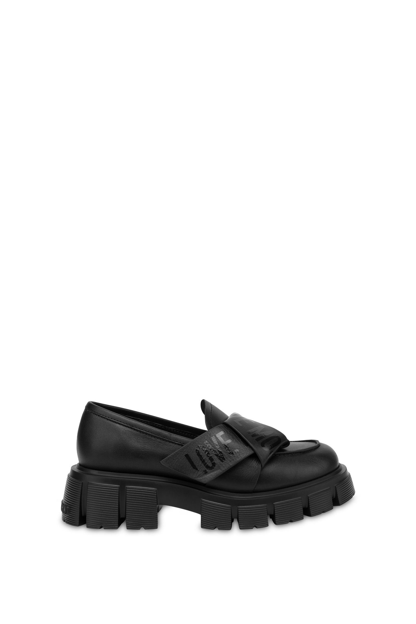 CALFSKIN MOCCASINS BLACK 1