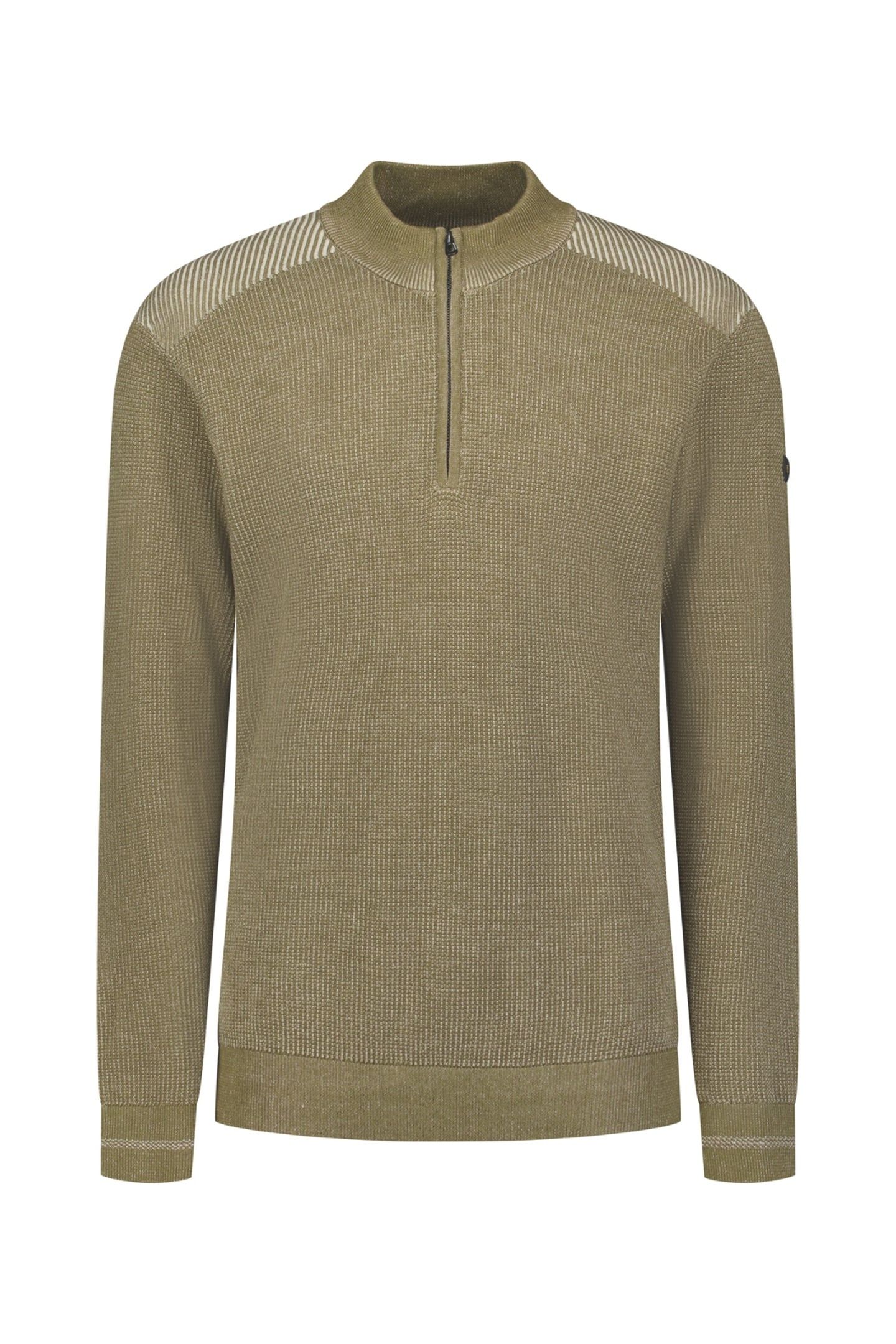 PULLOVER HALF ZIP PLATED MOSS 5