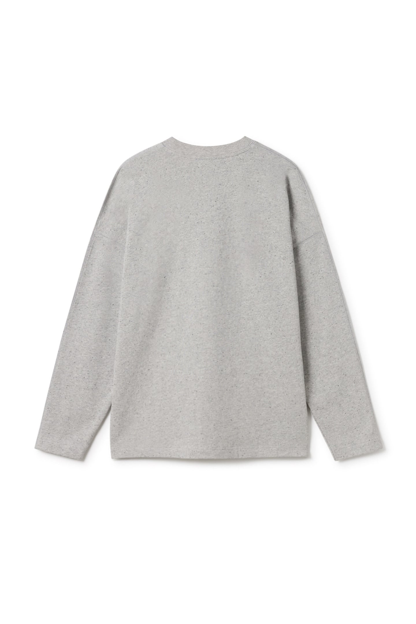AGATTU SWEATSHIRT GREY MELANGE BLACK NEPS 4