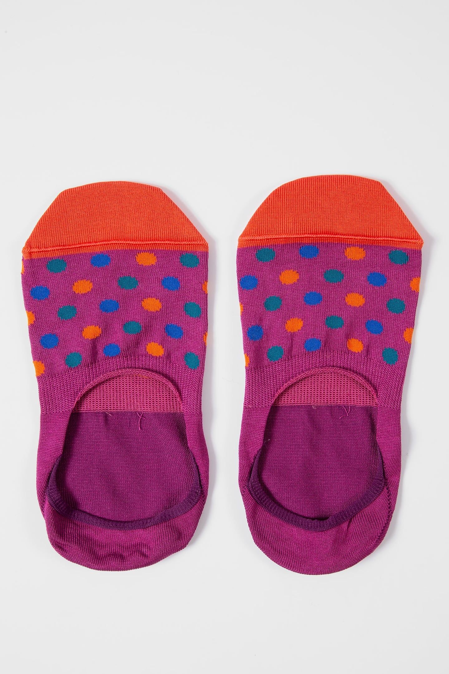 WOMEN SOCK NO SHOW SPOT FUCHSIA 5