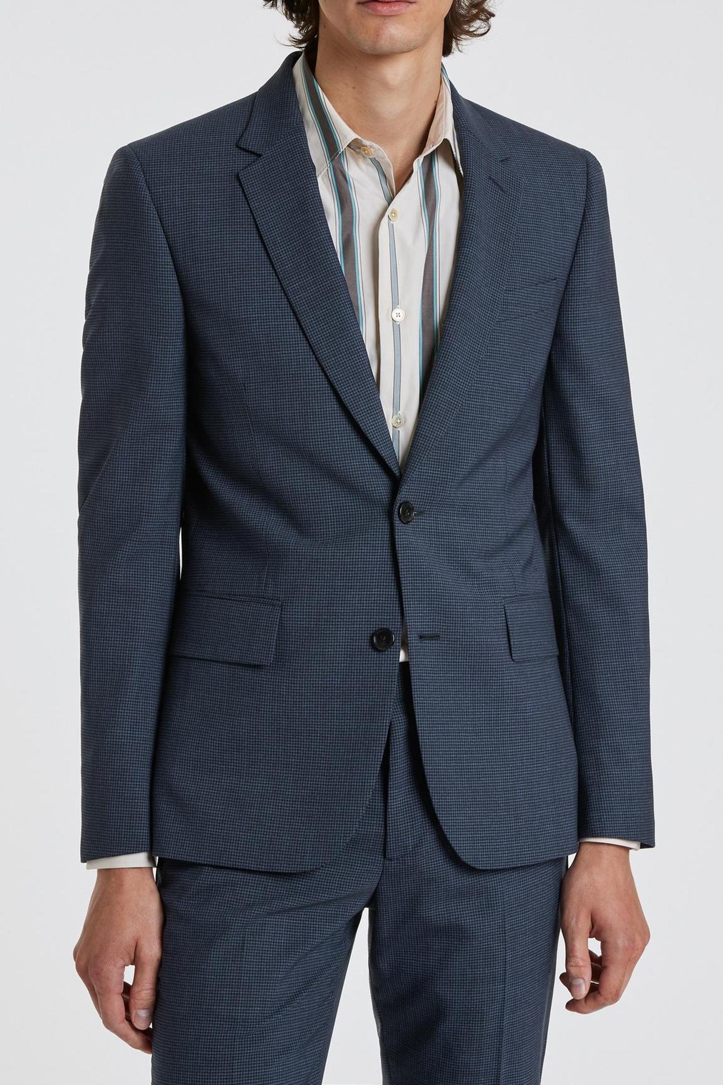 GENTS TAILORED 2BTN SUIT VERY DARK NAVY 1
