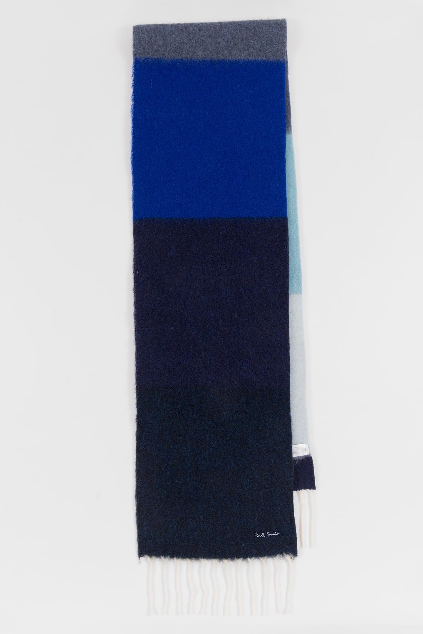 WOMEN SCARF COLOUR BLOCK NAVY 2