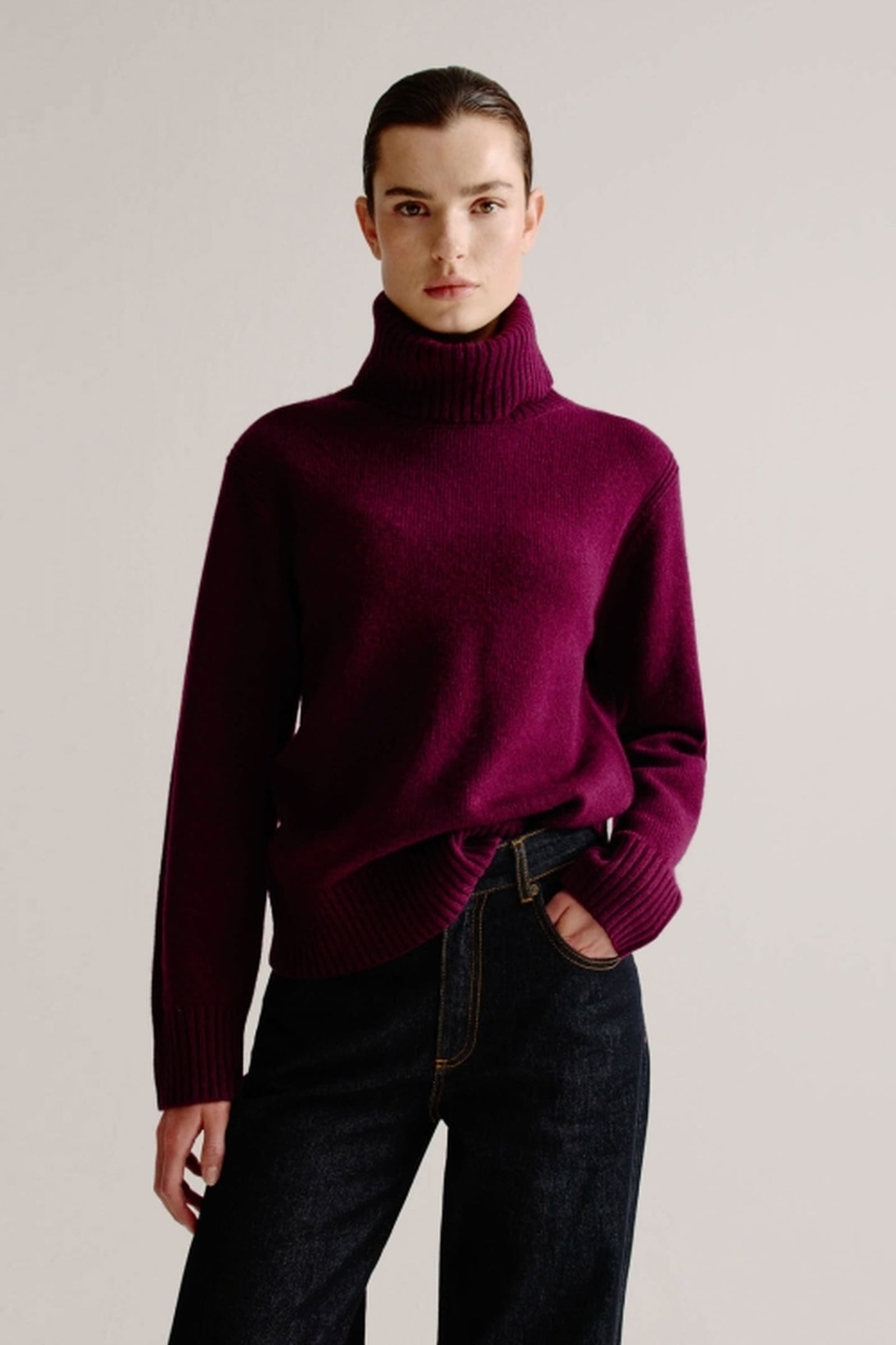 ALFONSO SWEATER BORDEAUX 1