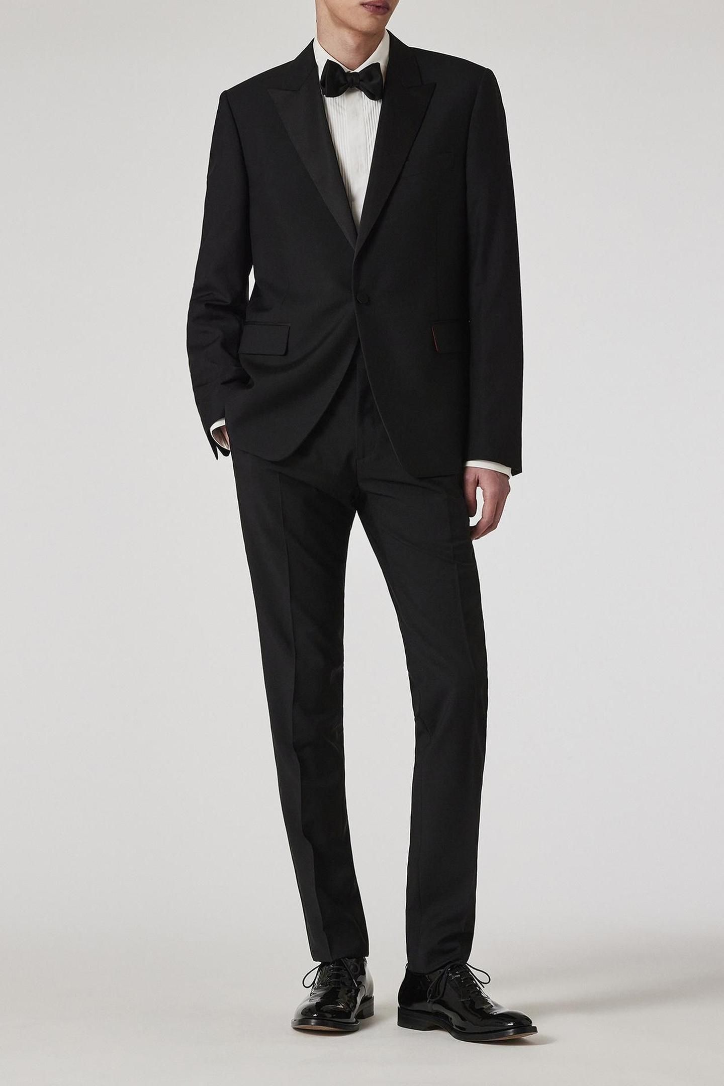 MENS EVENING 1BTN JACKET BLACK 2
