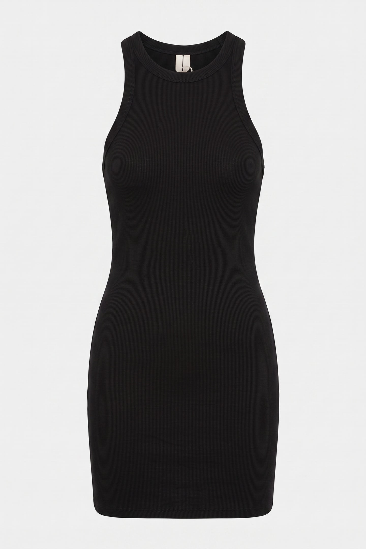 NAHARA CO RIB DRESS BLACK 3