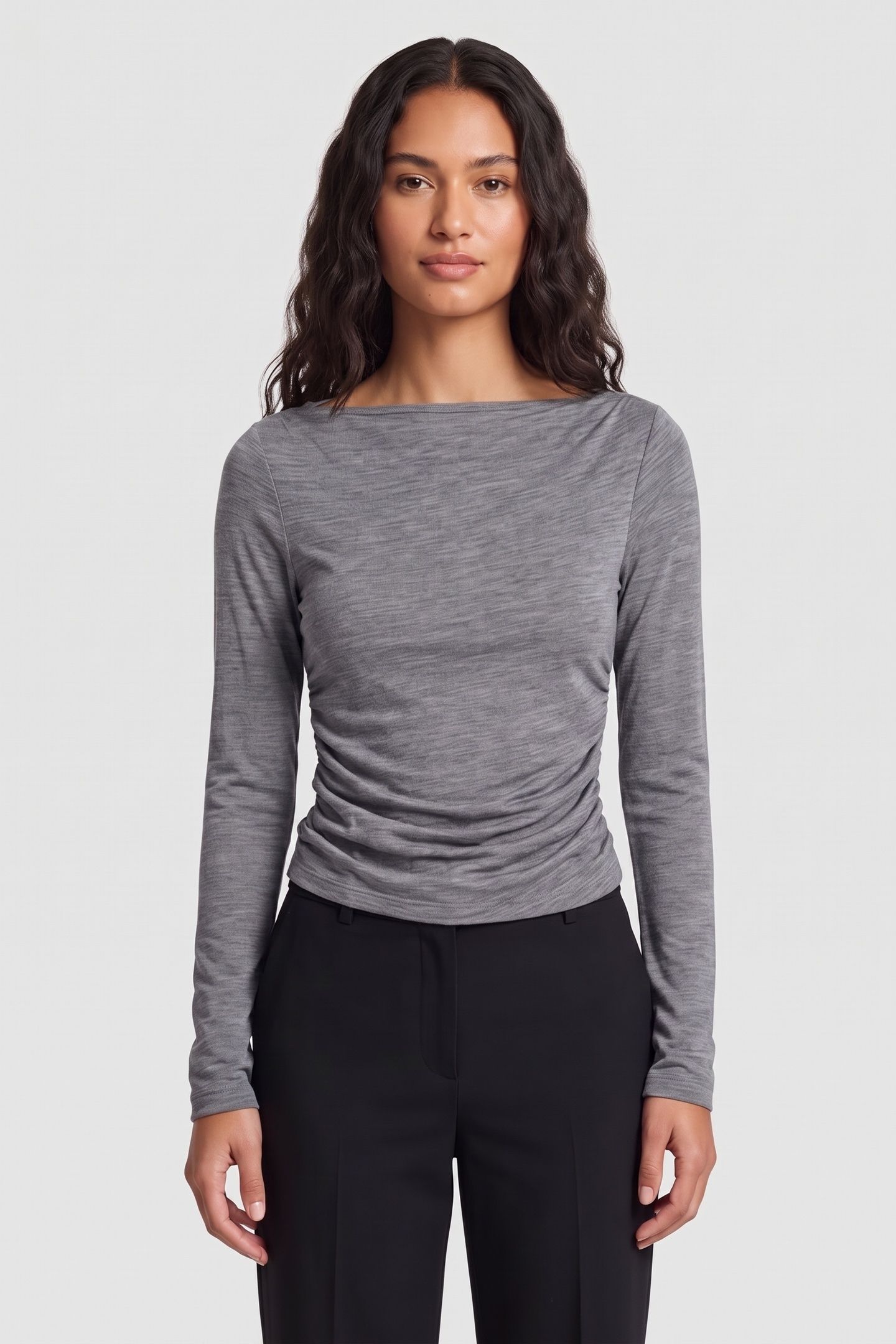 LA SHEA TOP GREY 1