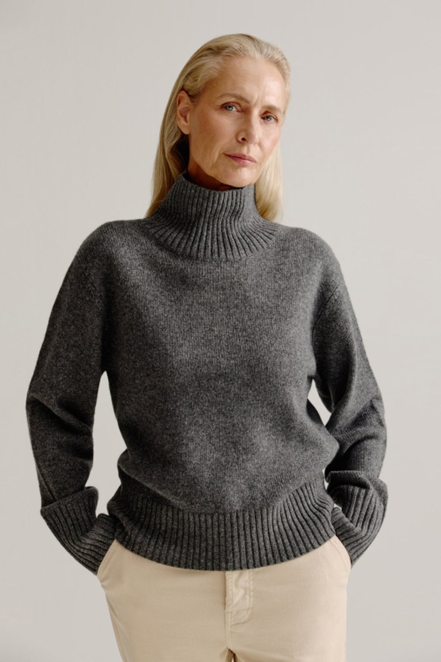 LENA SWEATER ANTHRACITE 1