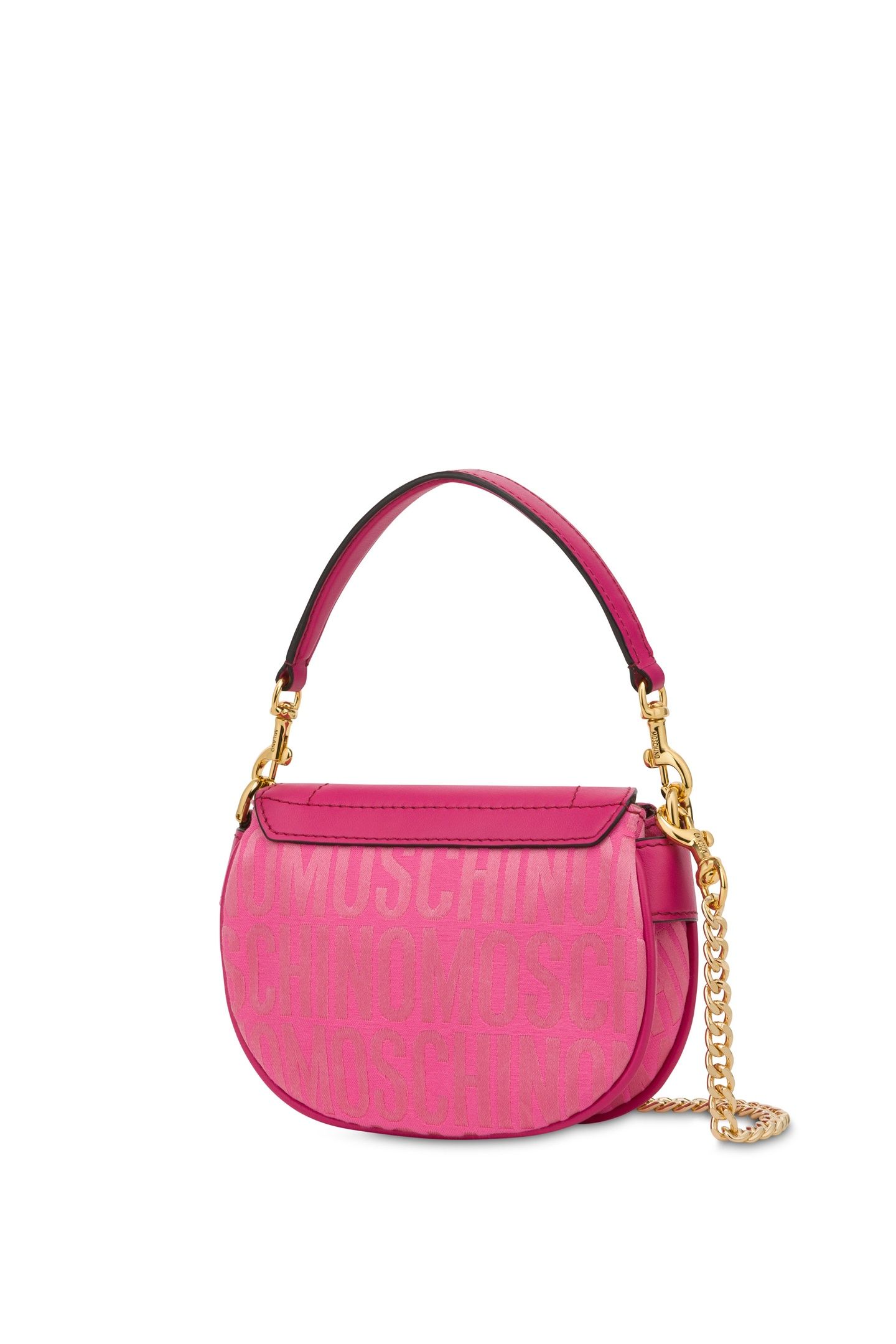 SMALL ALLOVER LOGO HANDBAG PINK 2