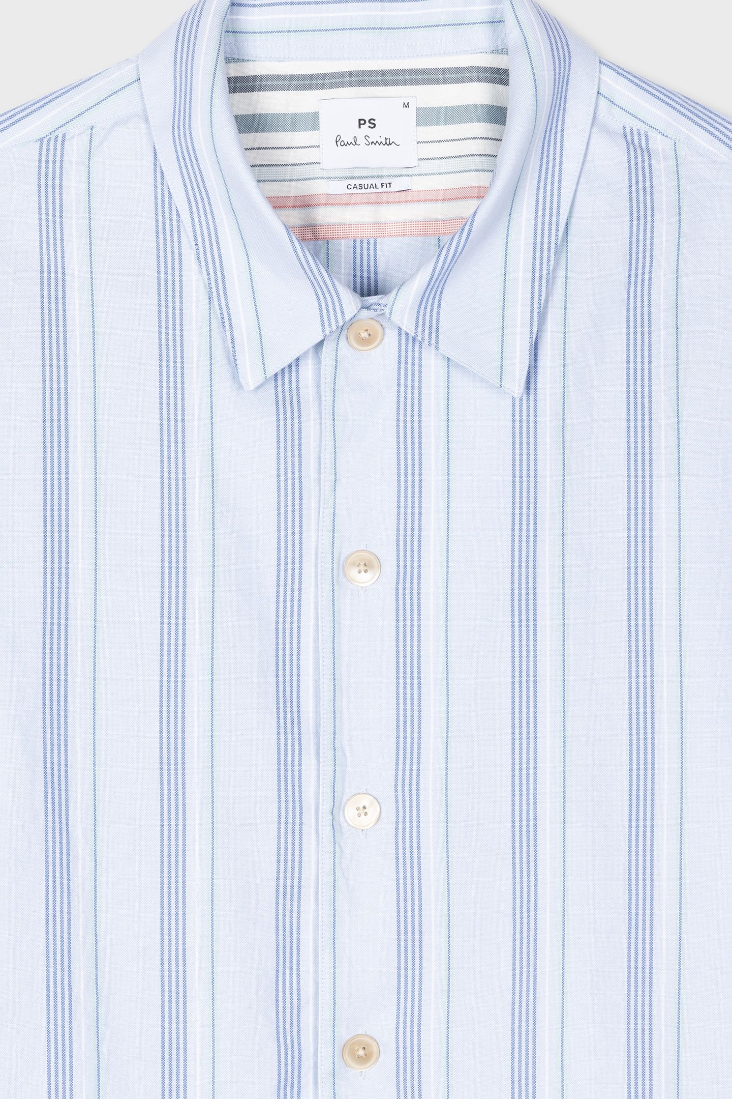 MENS SS CASUAL FIT SHIRT BLUE 5