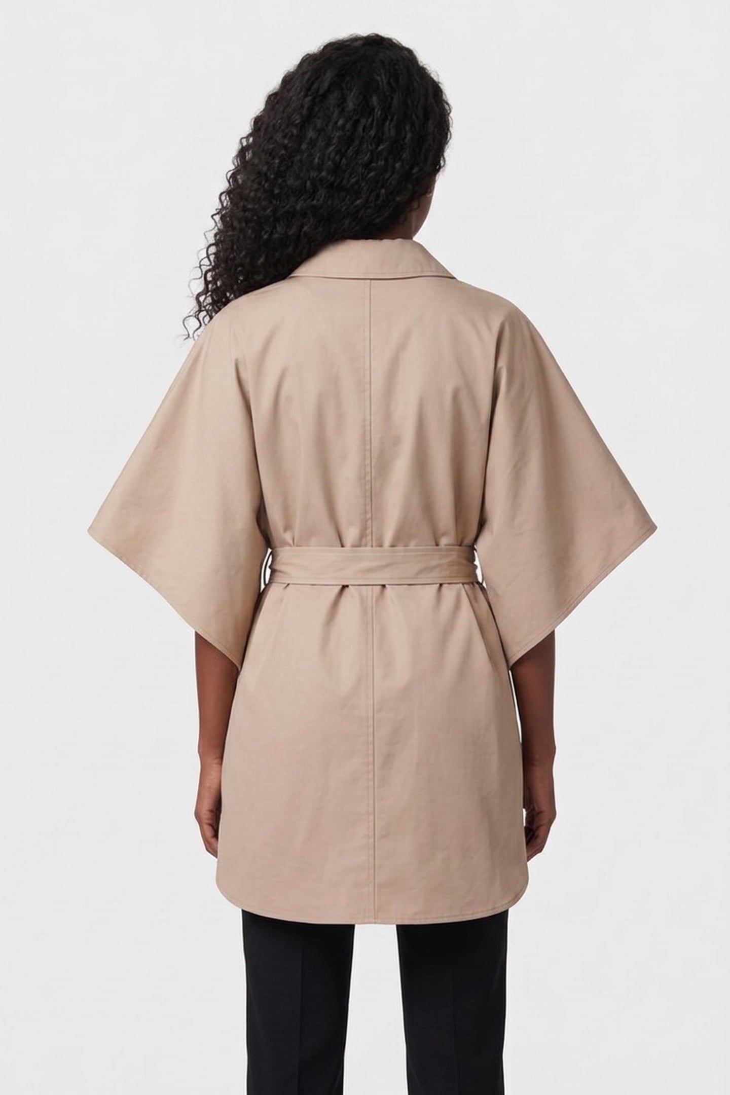 CINDY MAXI CAPE NATURAL ALMOND 2