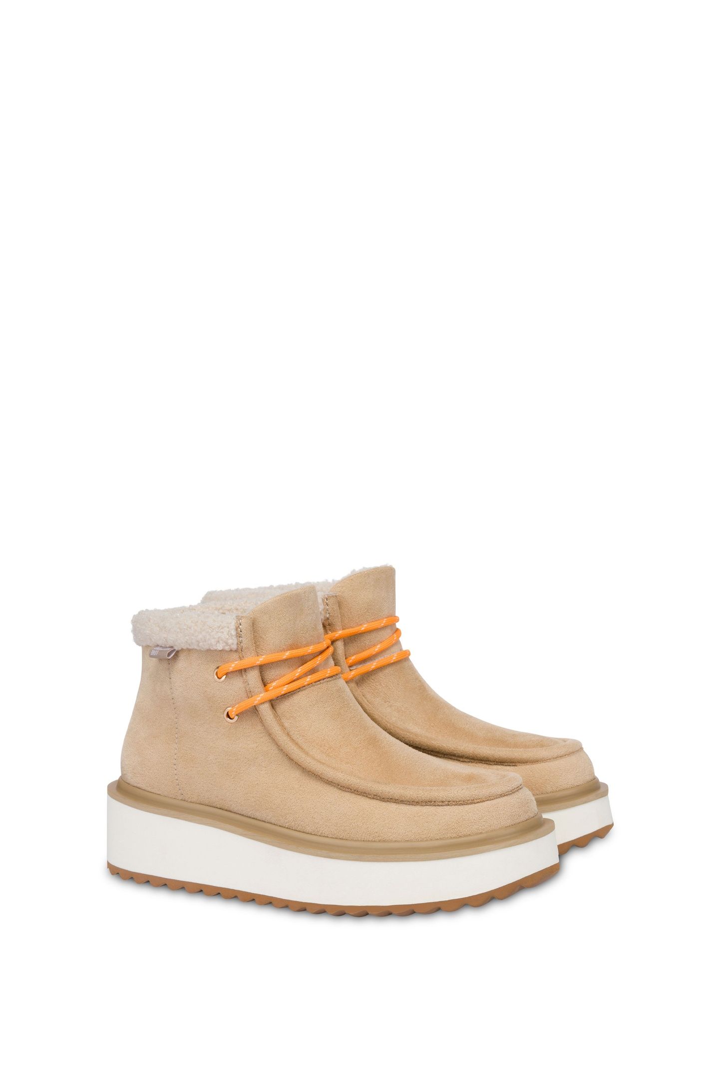SOFT FABRIC ANKLE BOOTS BEIGE 3