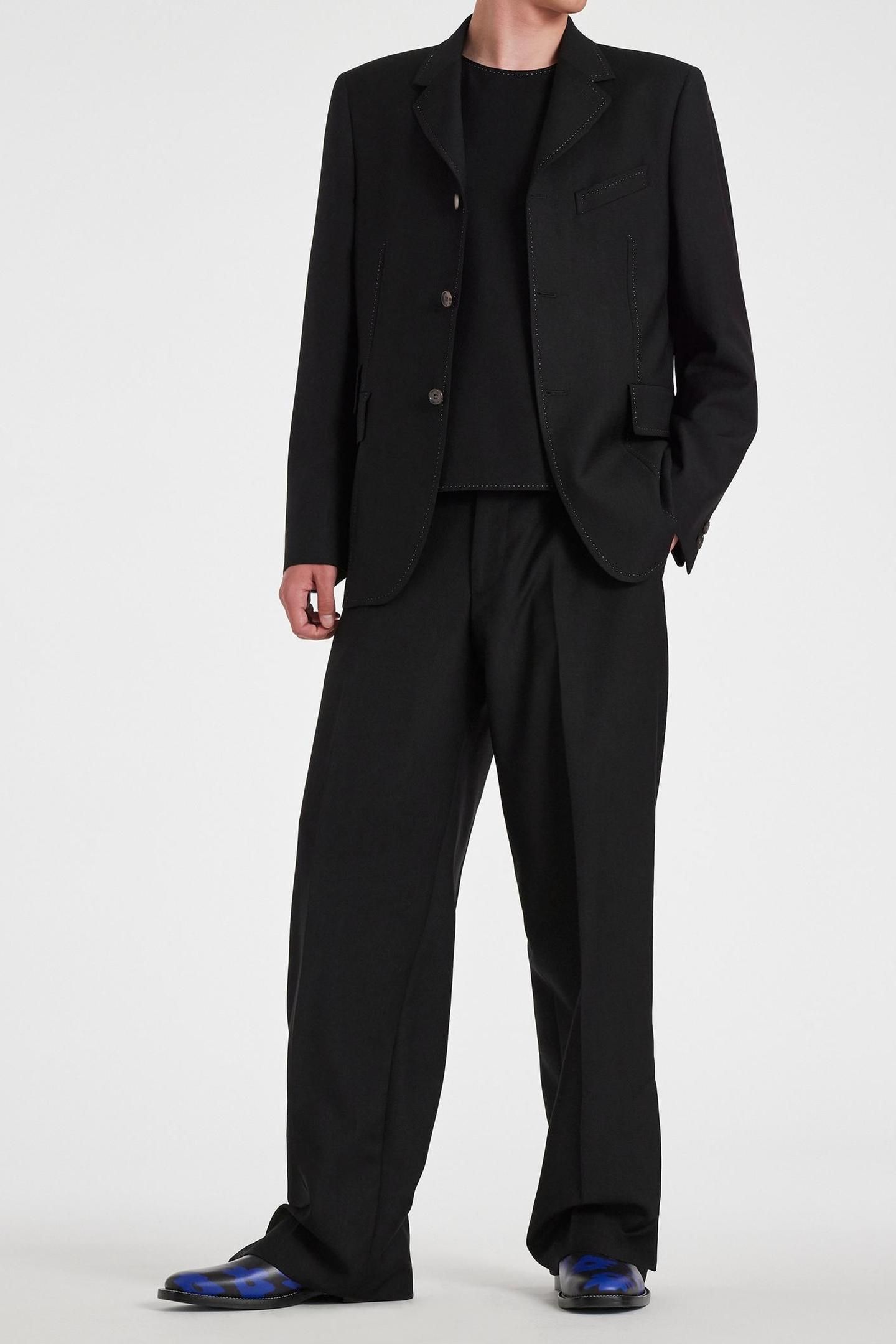 MENS SLIM FIT TROUSER BLACK 3
