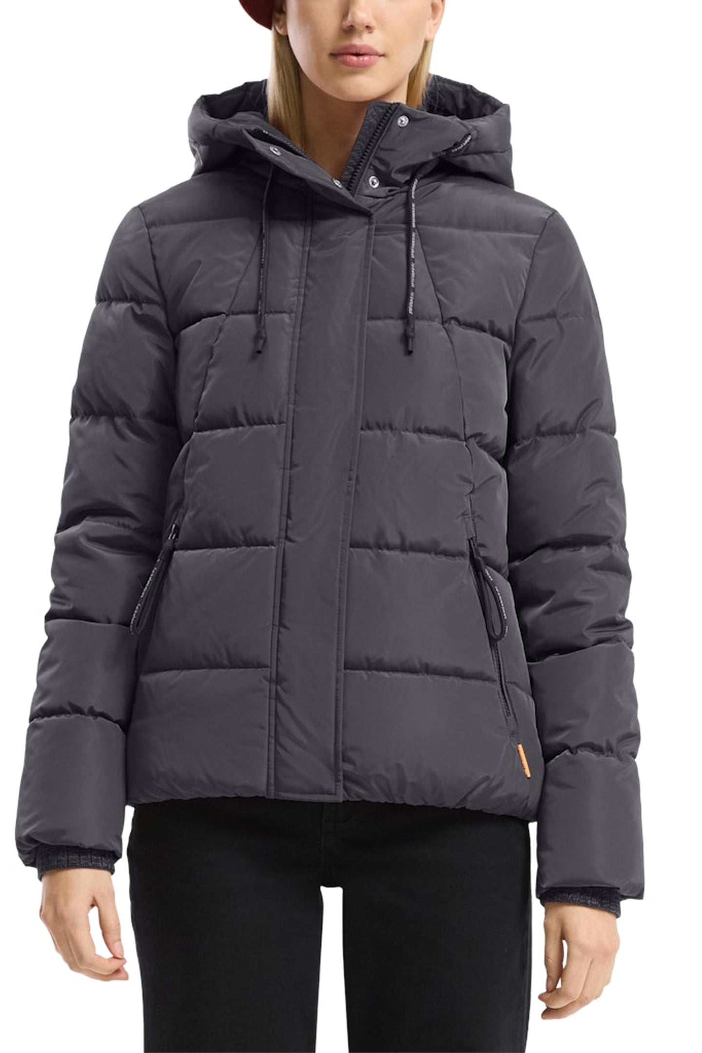 S.OLIVER-QS JACKETS OUTDOOR GREY/BLACK 1