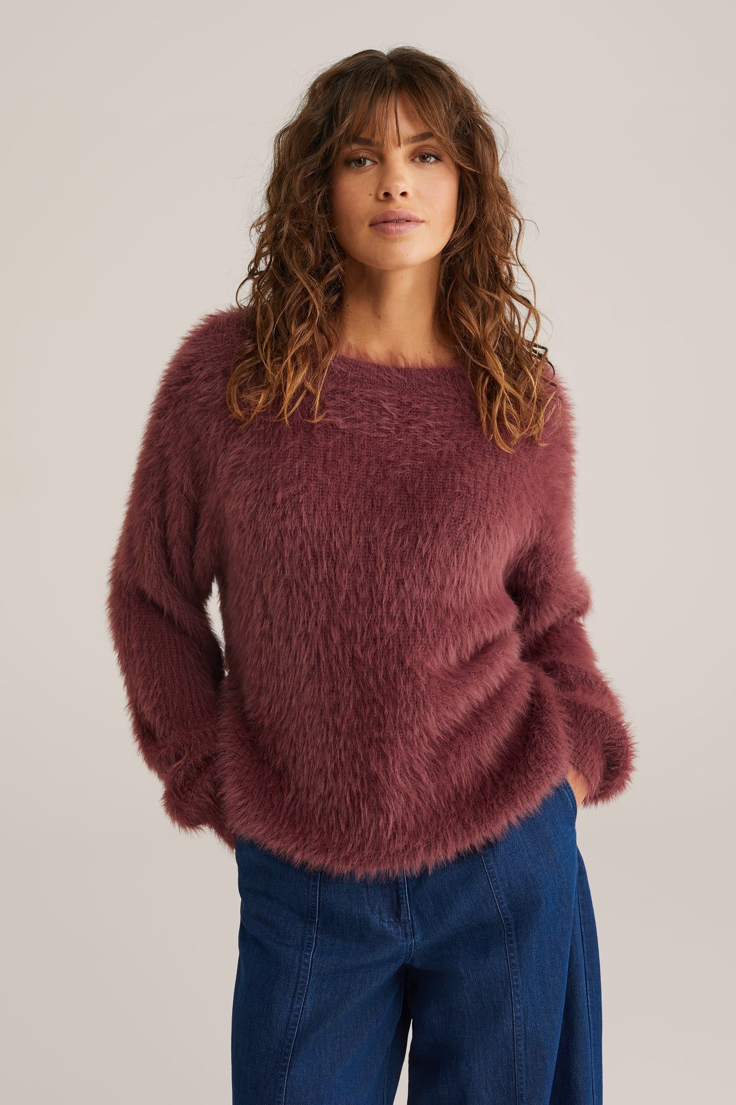 KNITTED PULLOVER RED 2
