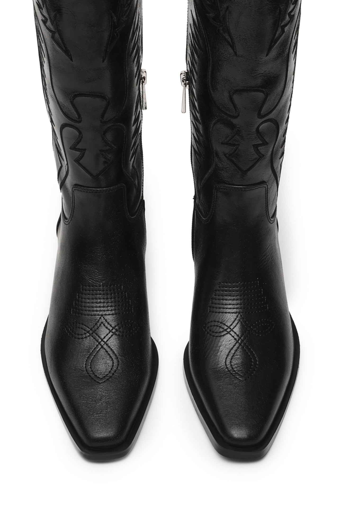 TREVI BOOTS BLACK LEATHER 4