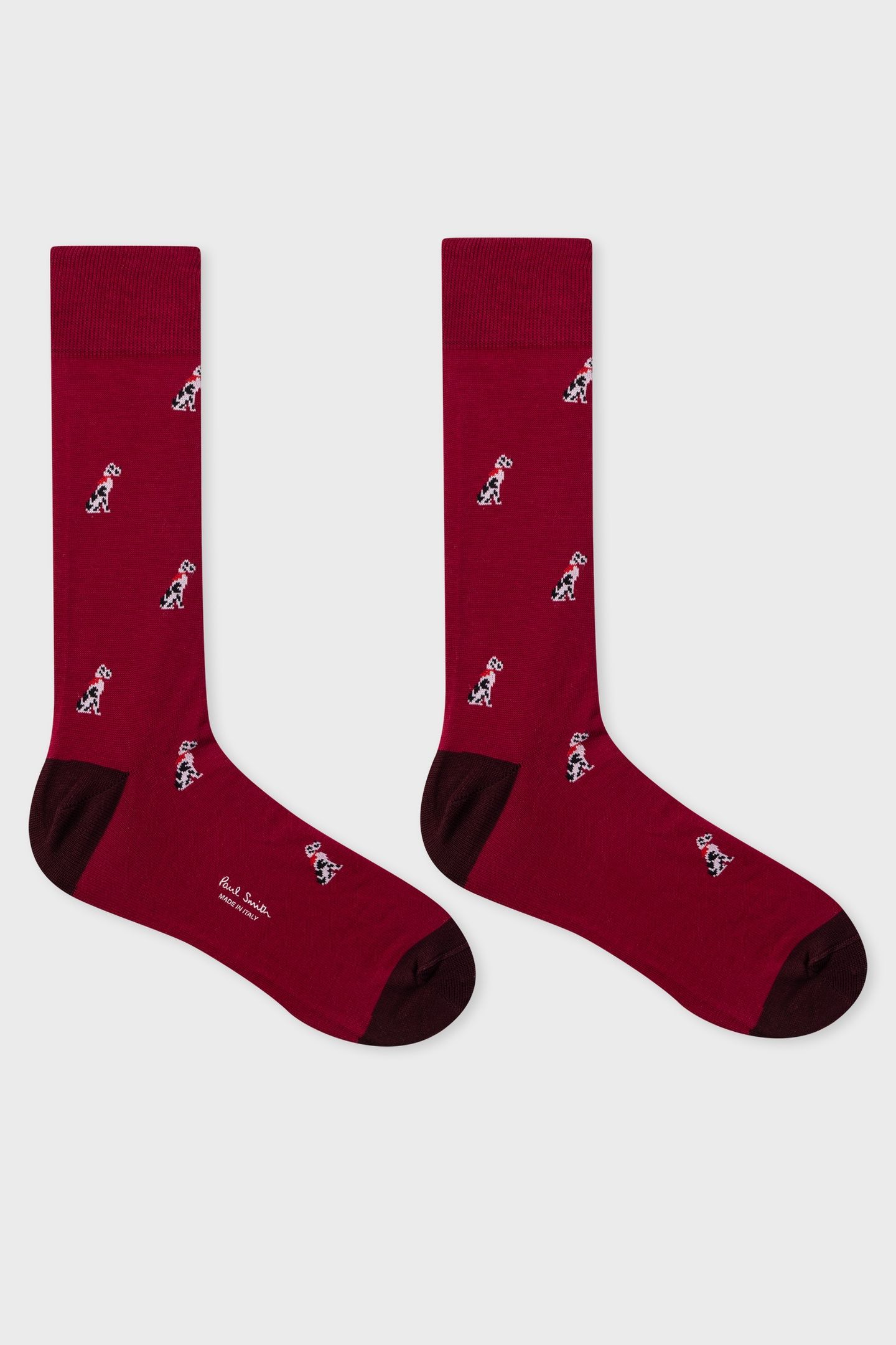 MEN SOCK DOG RED 3