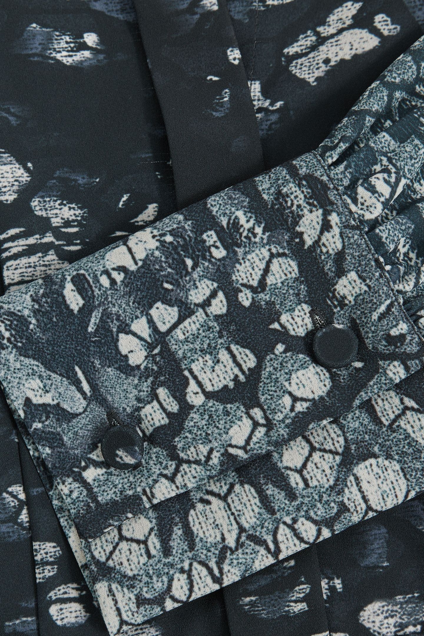 PRINTED FLIPPY DRESS NAVY 6