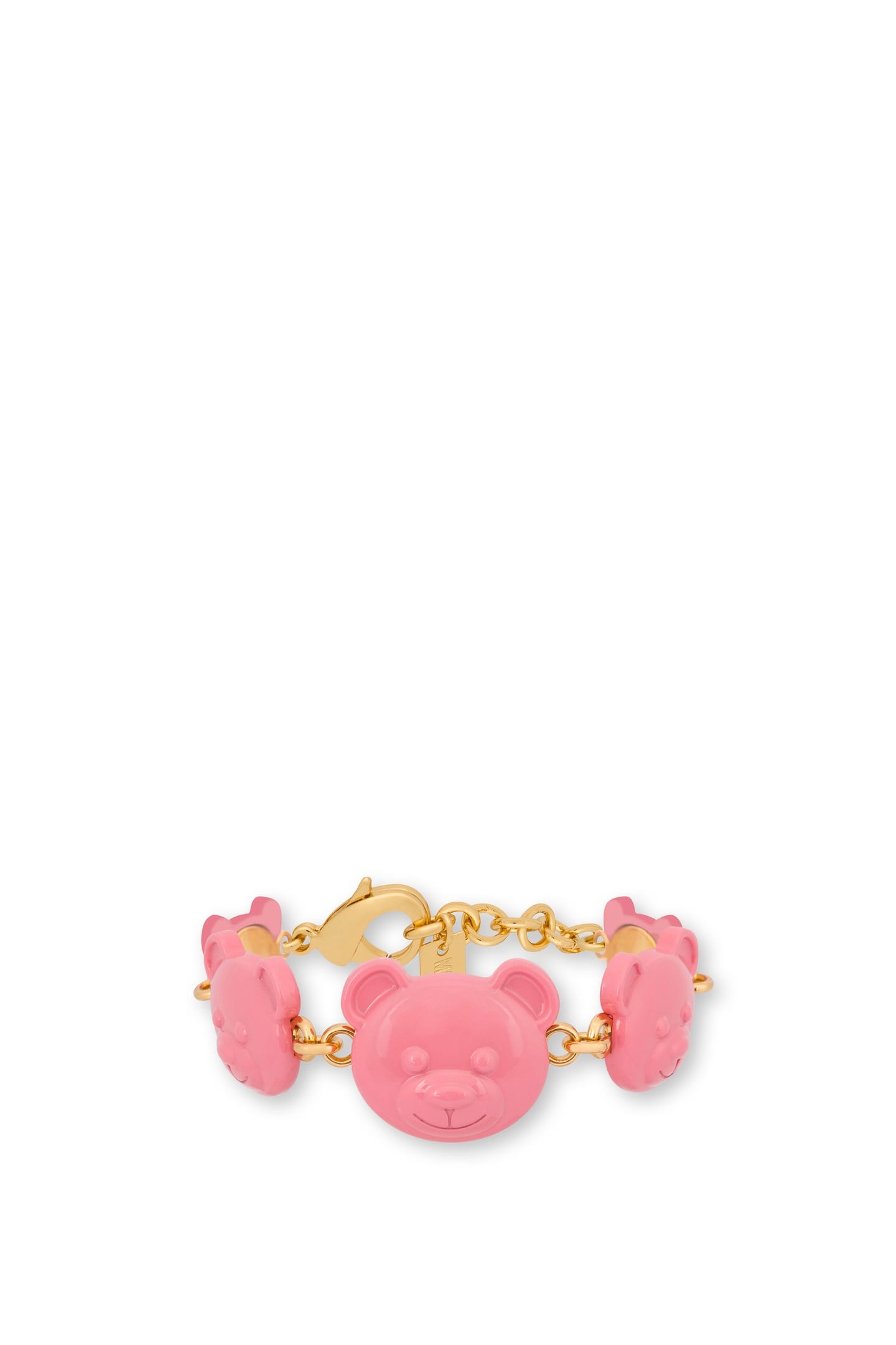 MOSCHINO TEDDY BEAR BRACELET GOLD 1