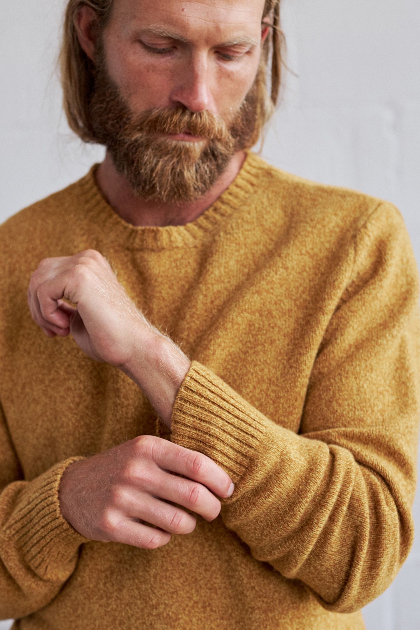 CAGRARAY KNIT BICOLOUR MUSTARD 3