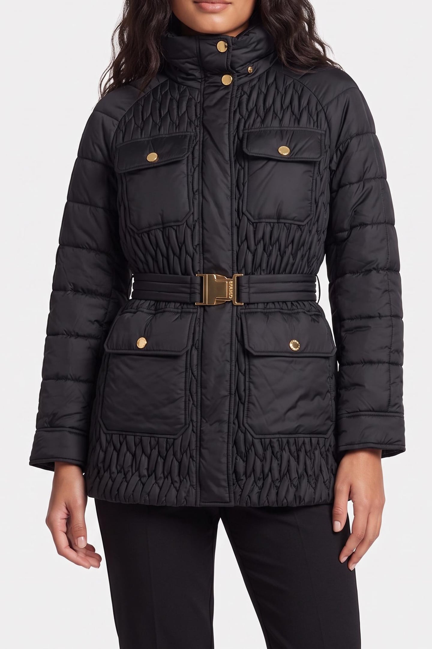 IRIEL PADDED OVER JA JET BLACK A996 1