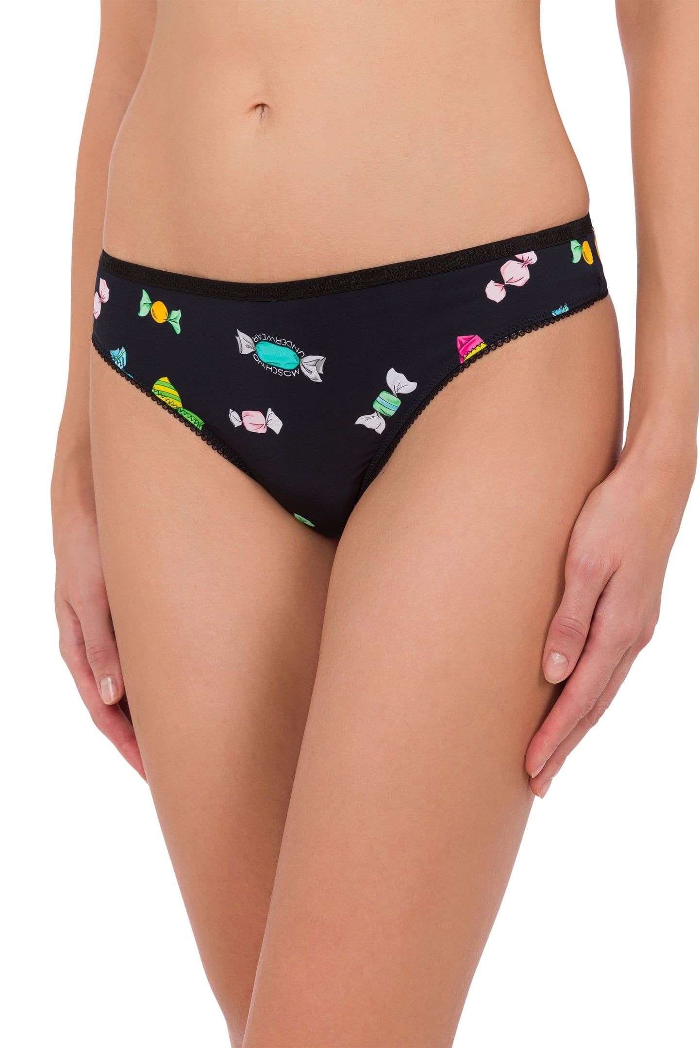 SET OF 3 PATTERNED BRIEFS BLACK 2
