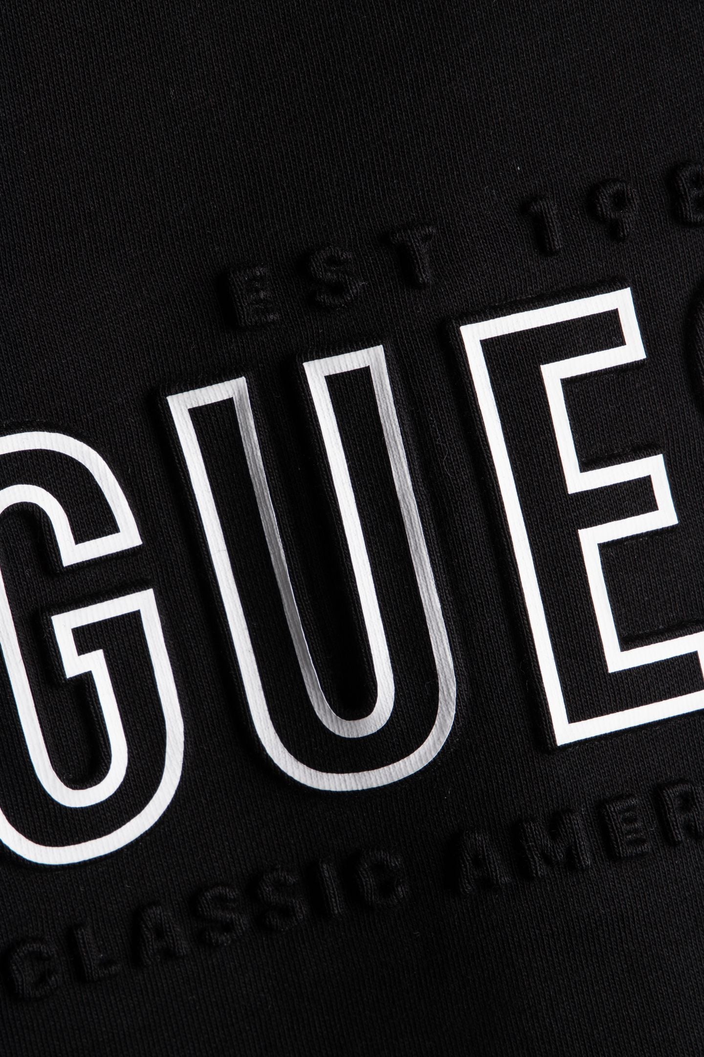 SS BSC GUESS EMBOSSE JET BLACK A996 4