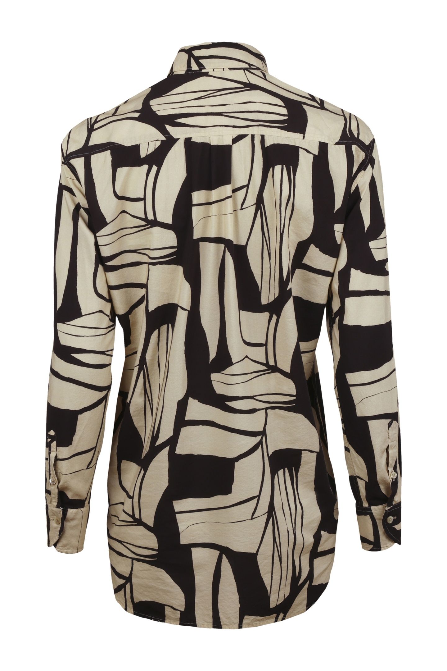 SAMMI SHIRT DARK BROWN PATTERN 4