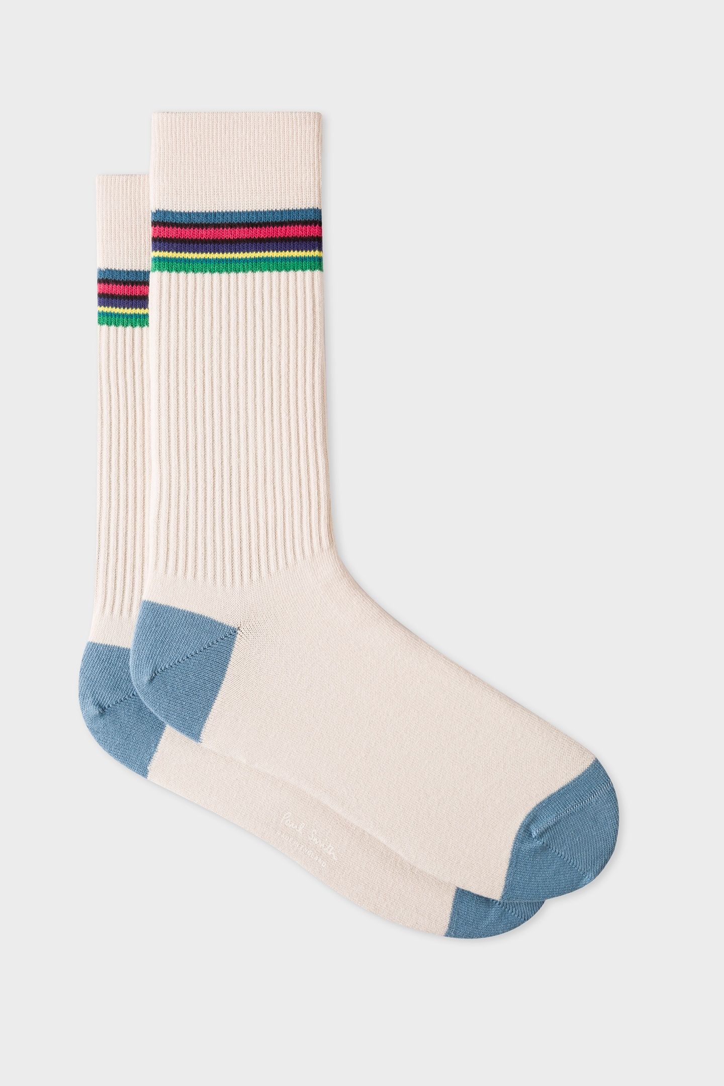 MEN SOCK DUO RIB OFF WHITE 2