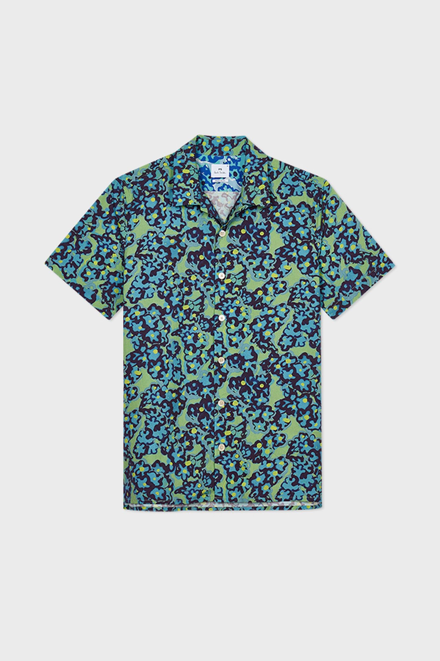 MENS SS REGULAR FIT SHIRT LT GREYISH GREEN 2