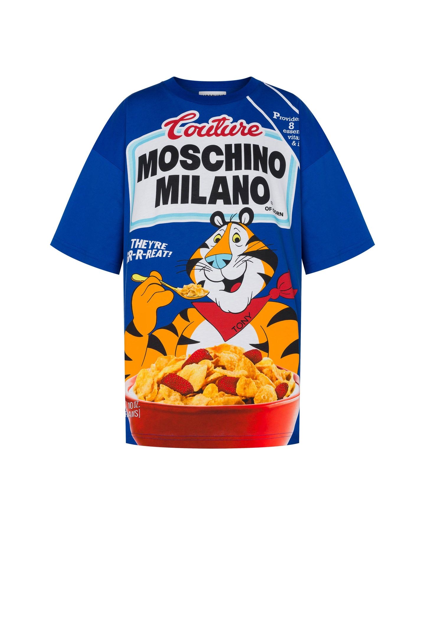 CHINESE NEW YEAR COTTON JERSEY T-SHIRT BLUE 3