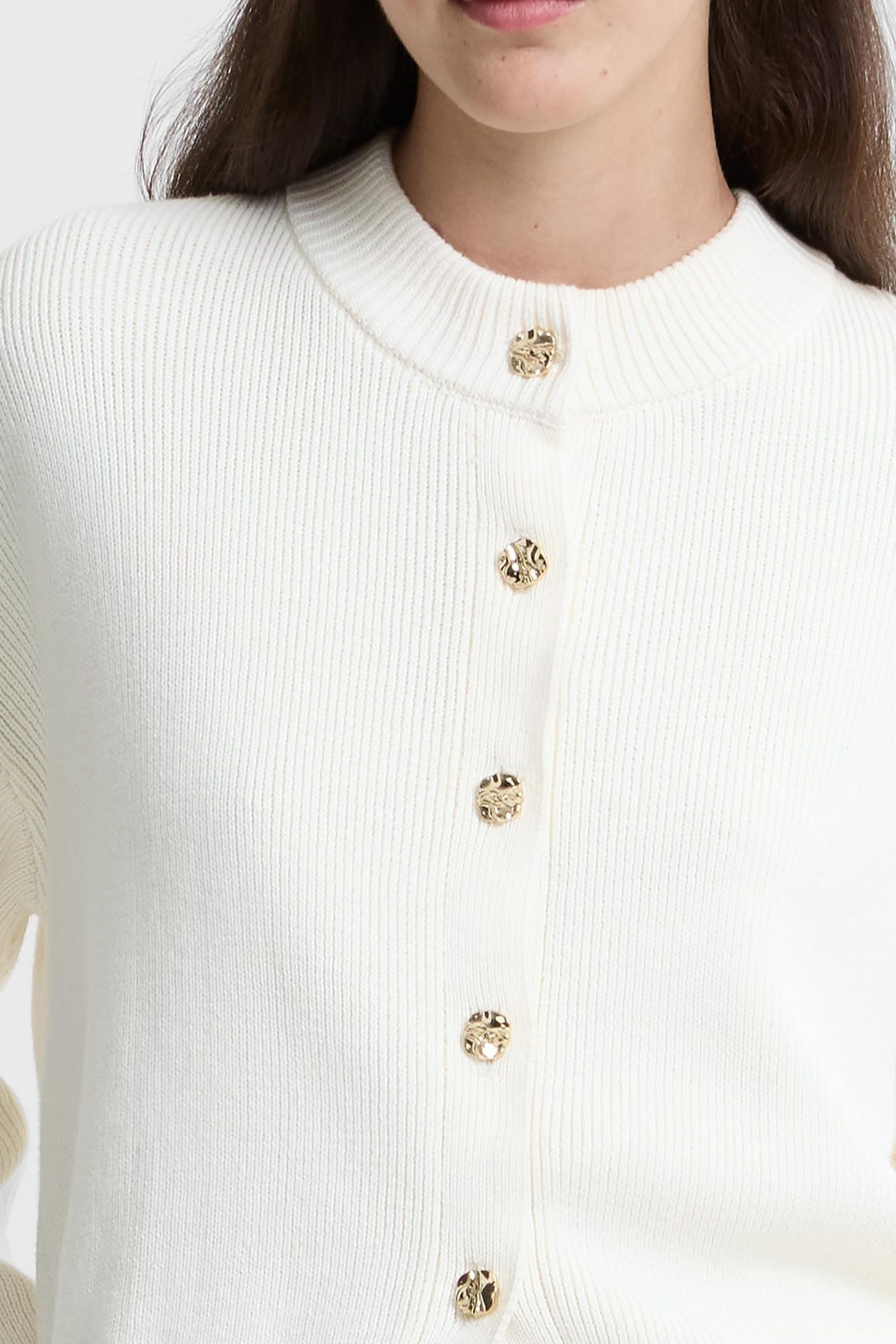MILANO MOZART LS CARDI PORCELAIN CREAM 4