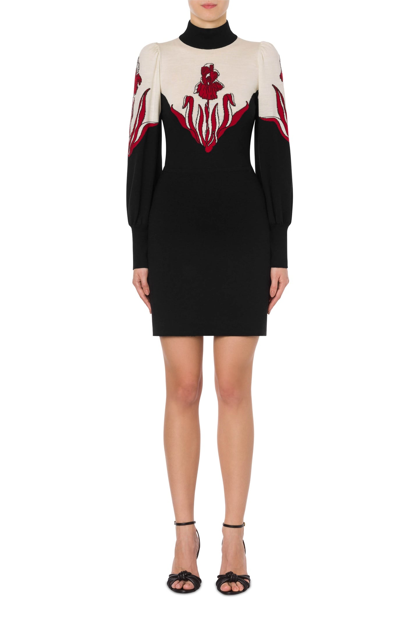 IRIS PURE WOOL DRESS BLACK 1
