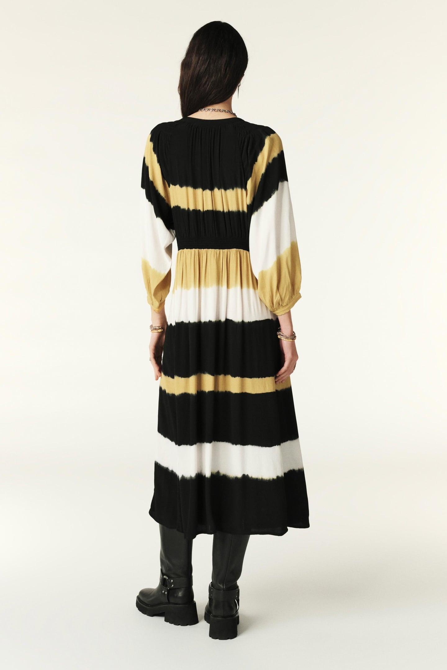 MID-LENGTH DRESS JAUNE 2