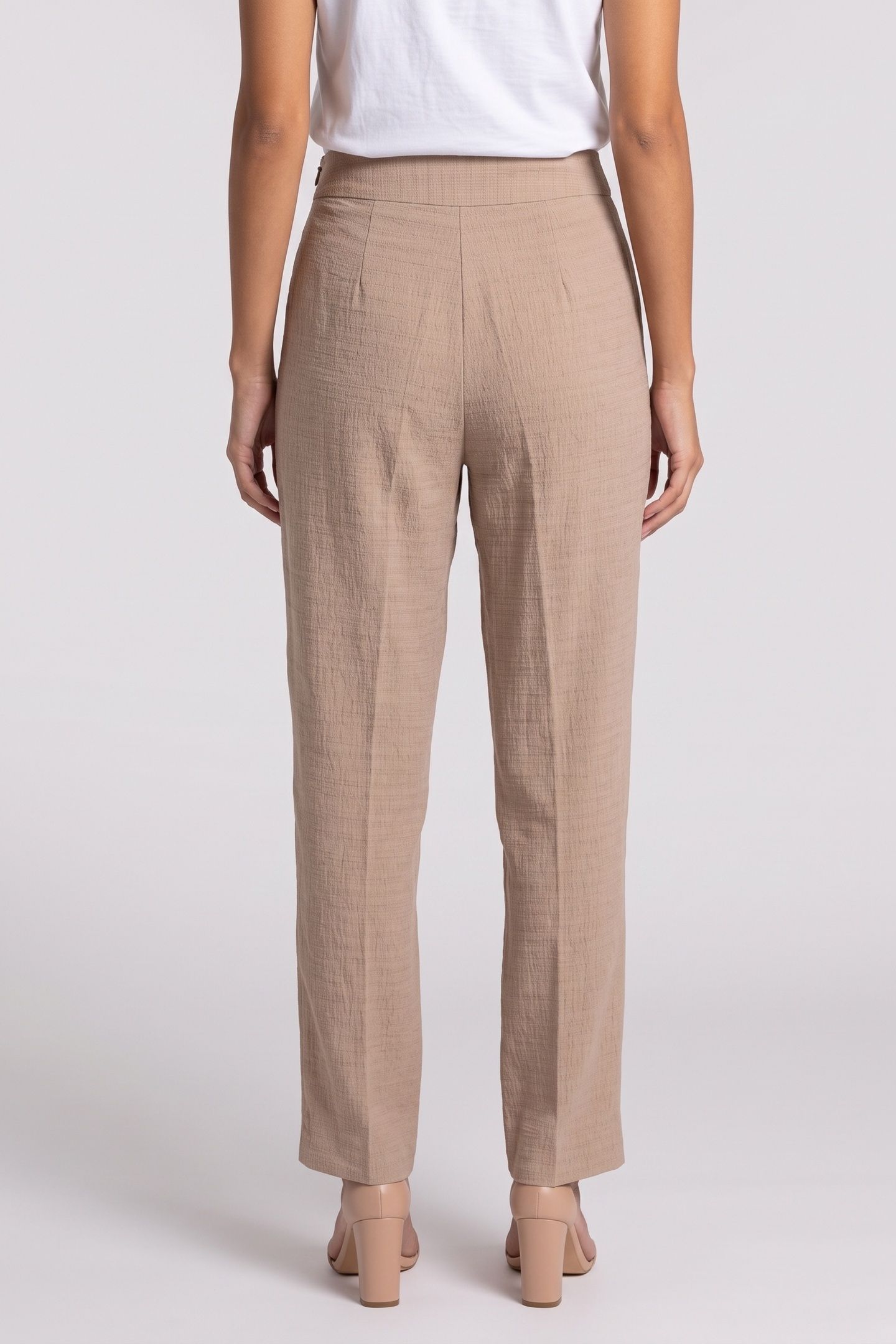ARIANA OVERLAP TAPER VELVET TAUPE 2