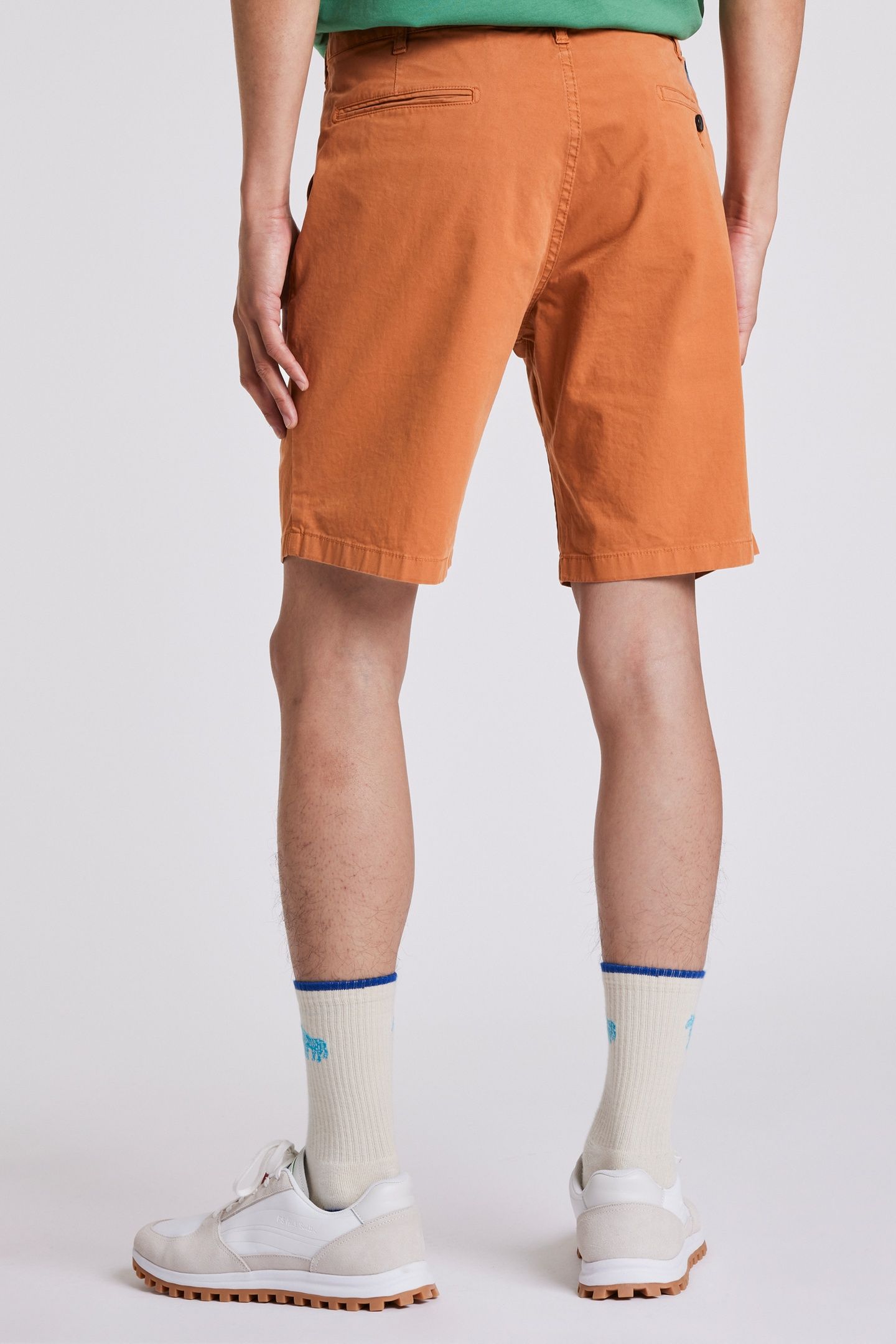 MENS SHORT ZEBRA EMB LIGHT RUST 2