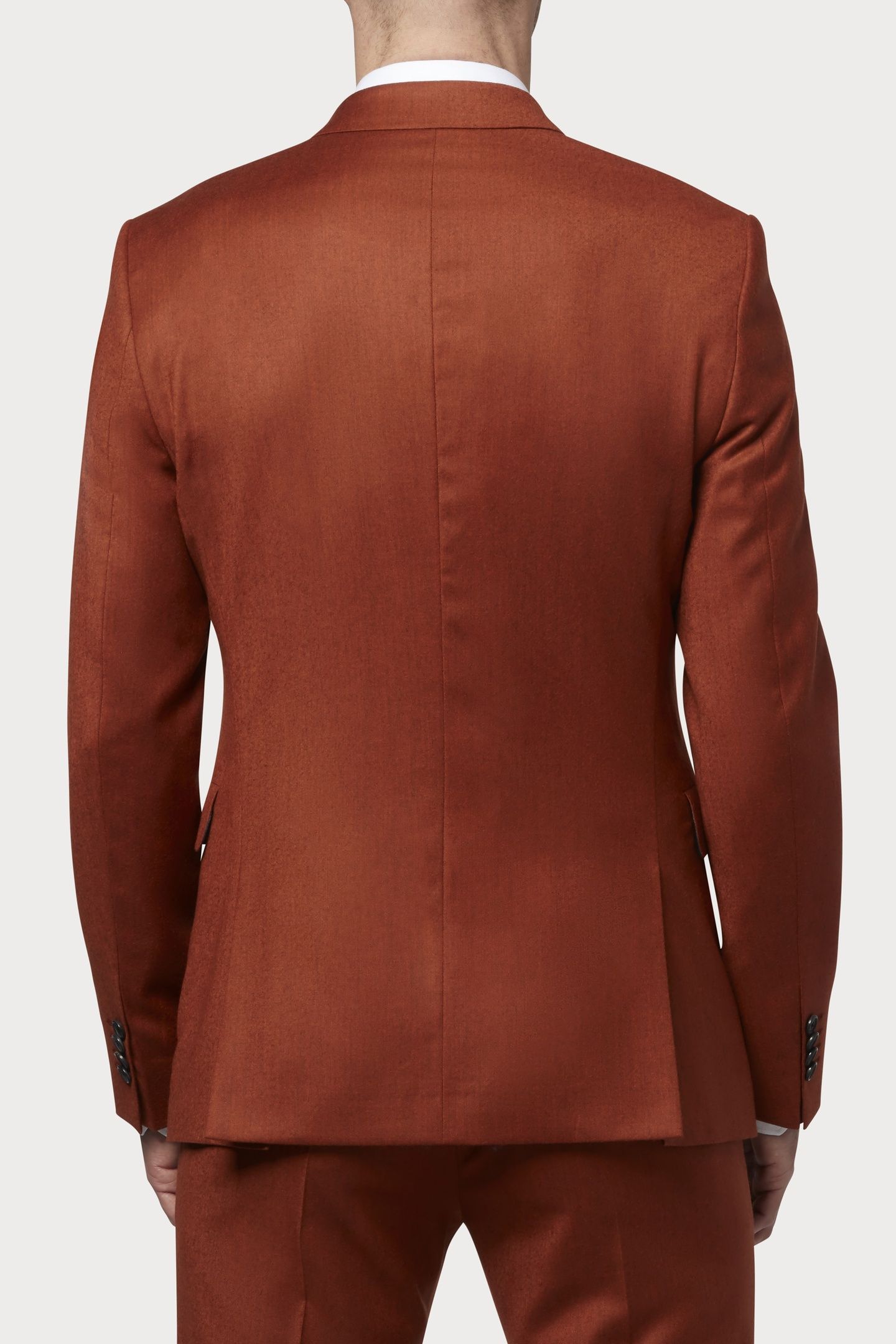 GENTS SLIM FIT 2 BTN JACKET LIGHT RUST 2