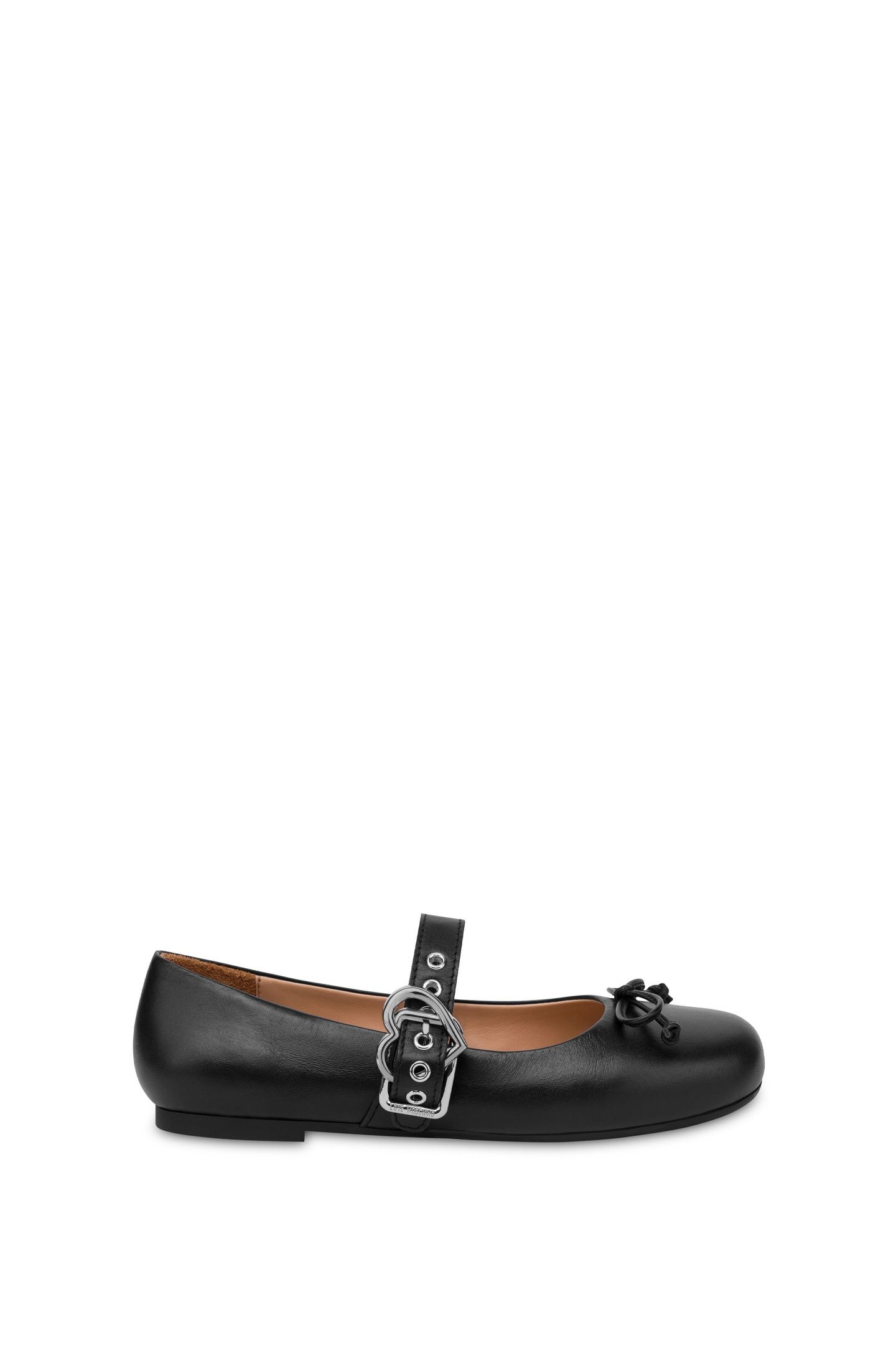 NAPPA LEATHER BALLET FLATS BLACK 1