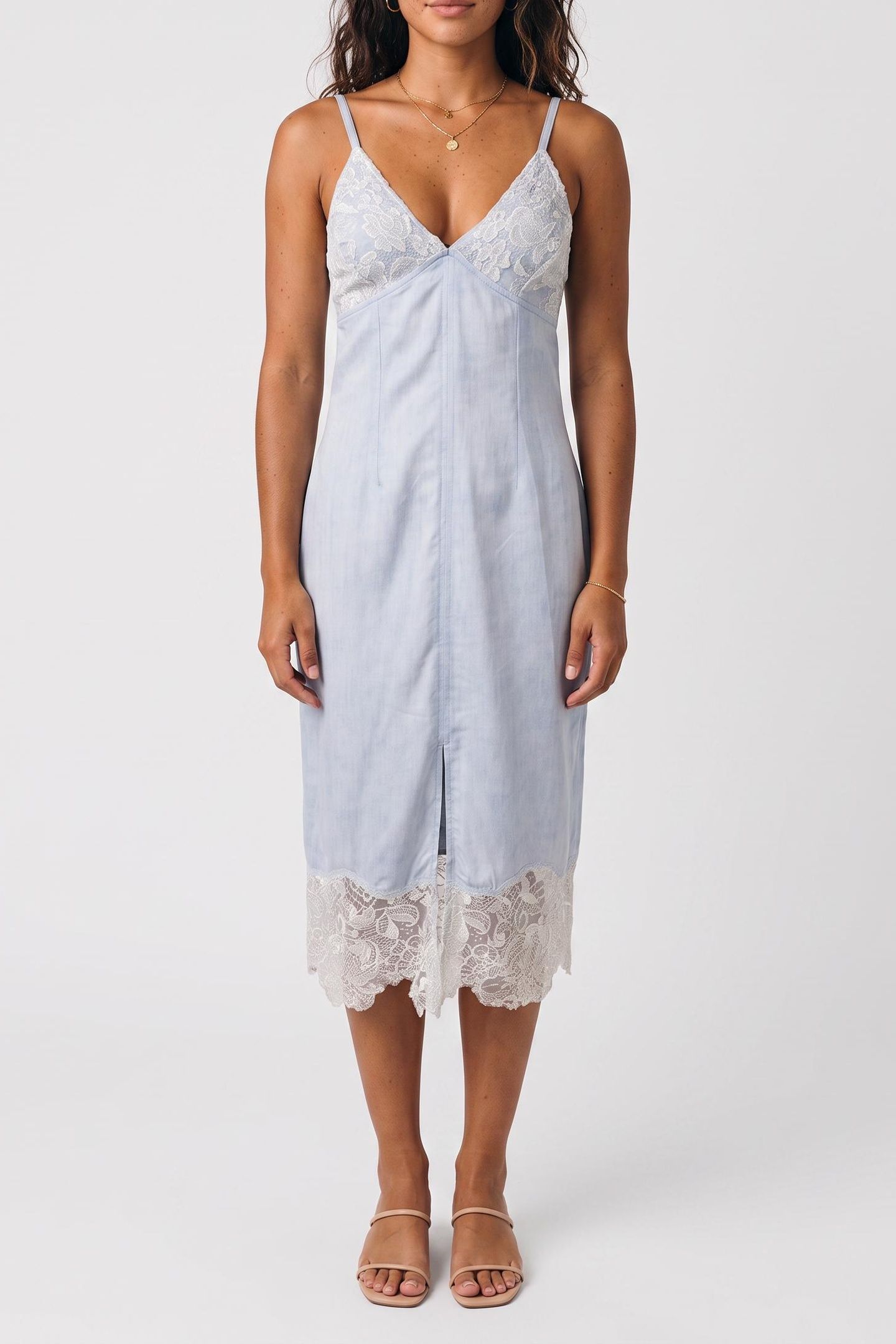SL ARIA DENIM DRESS NIMBUS BLU 1