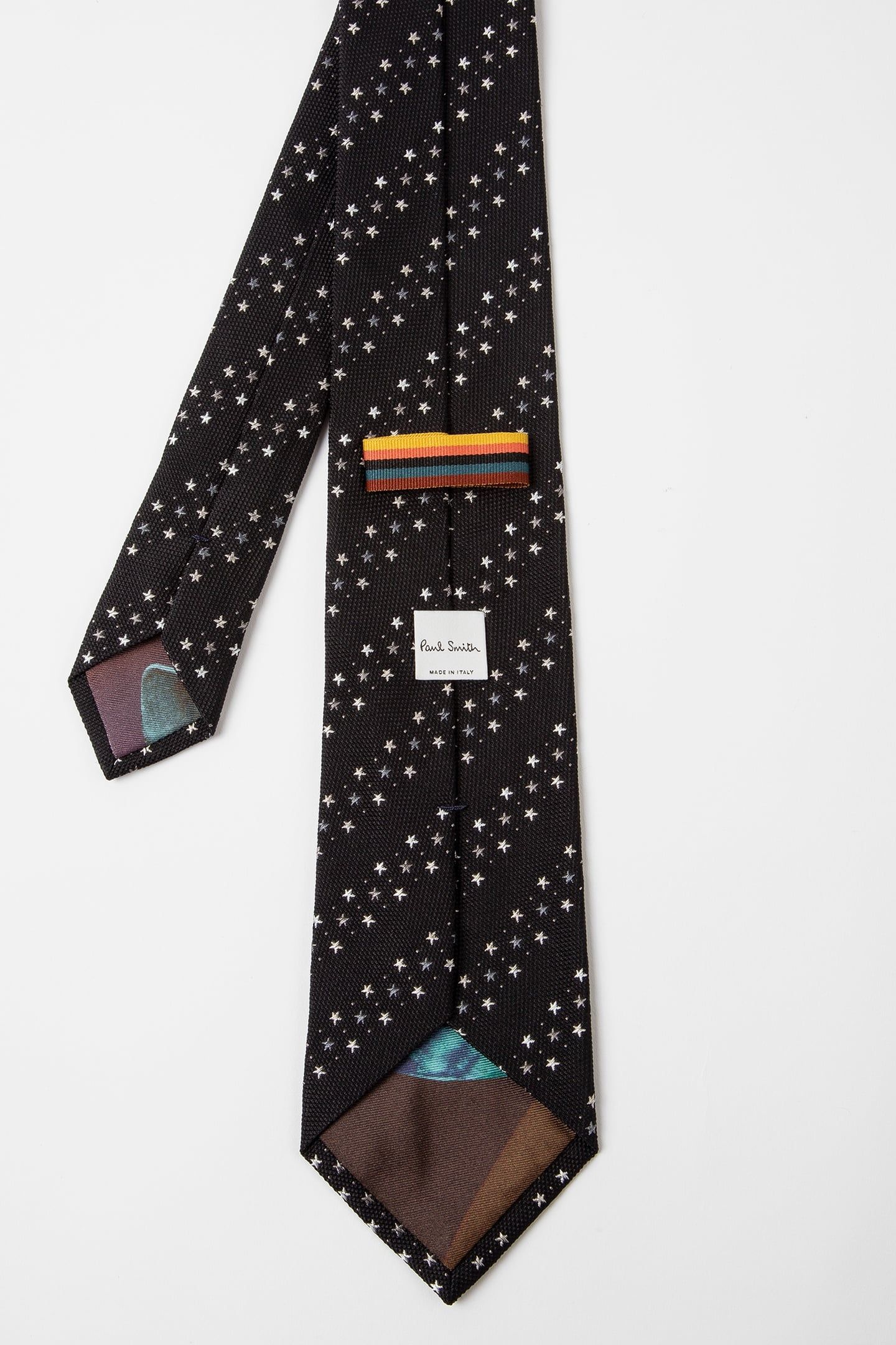 MEN TIE MULTI STARS BLACK 4