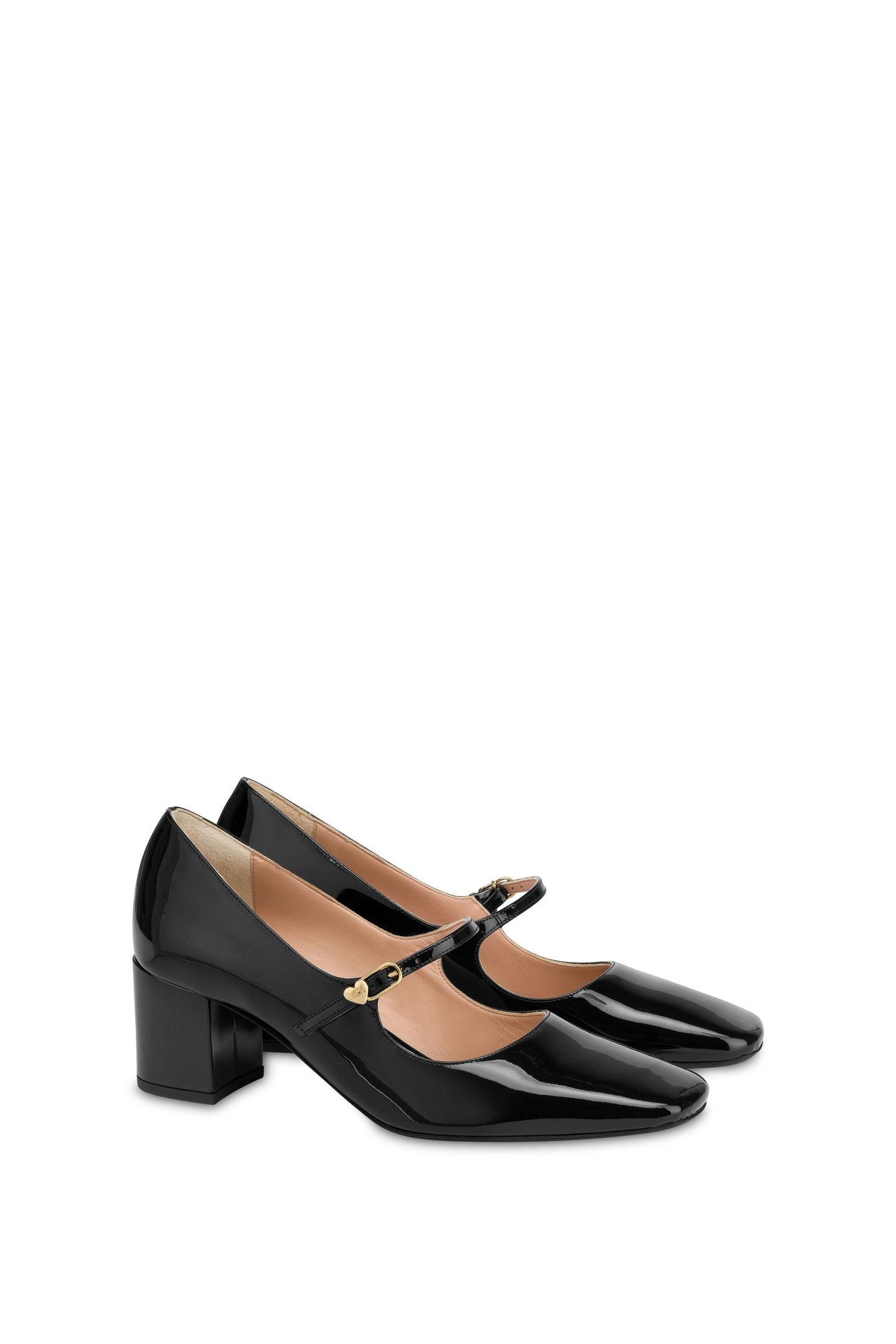 LOVE MOSCHINO PUMP WITH STRAP BLACK 2