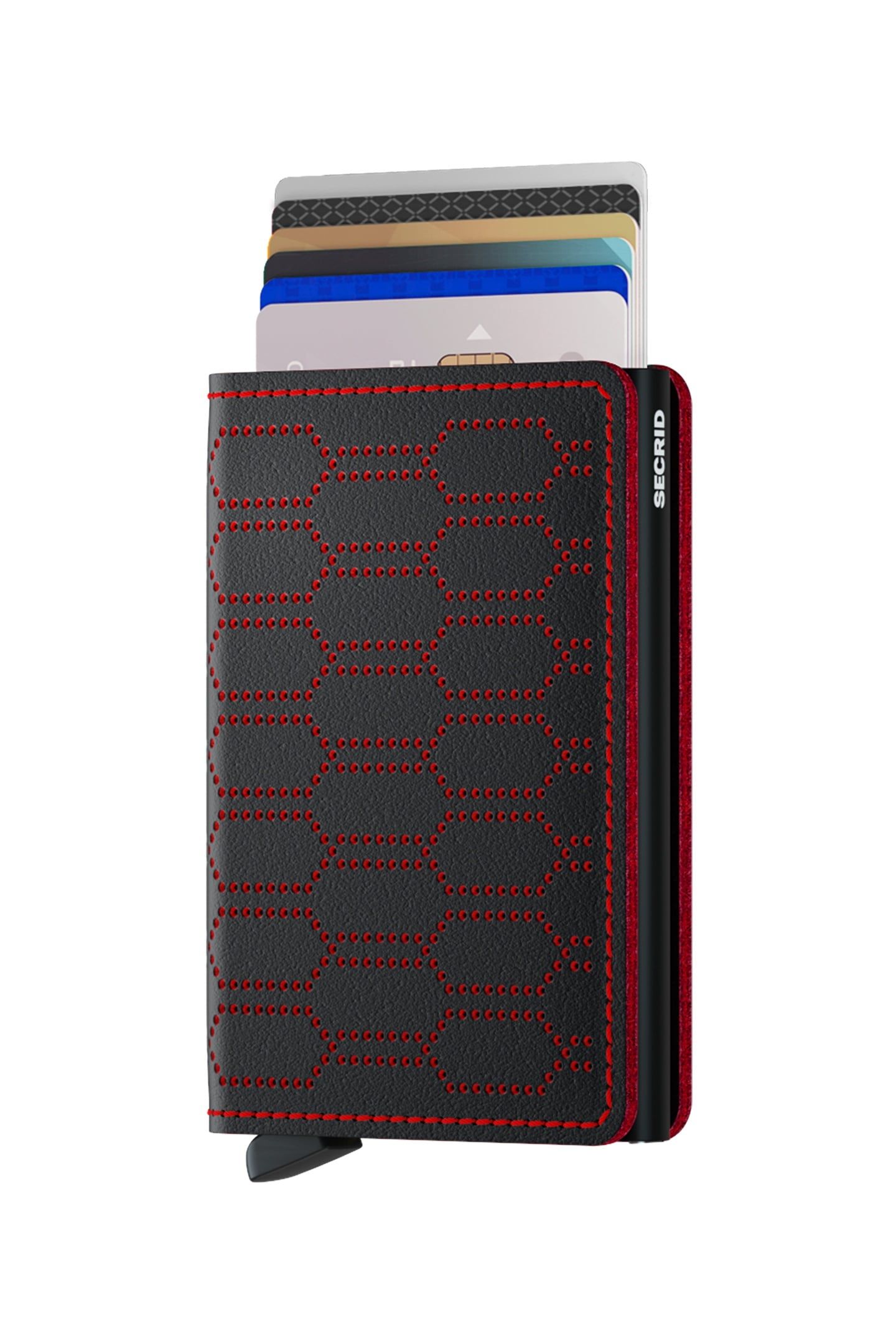 UNISEX SLIMWALLET FUEL BLACK-RED 2