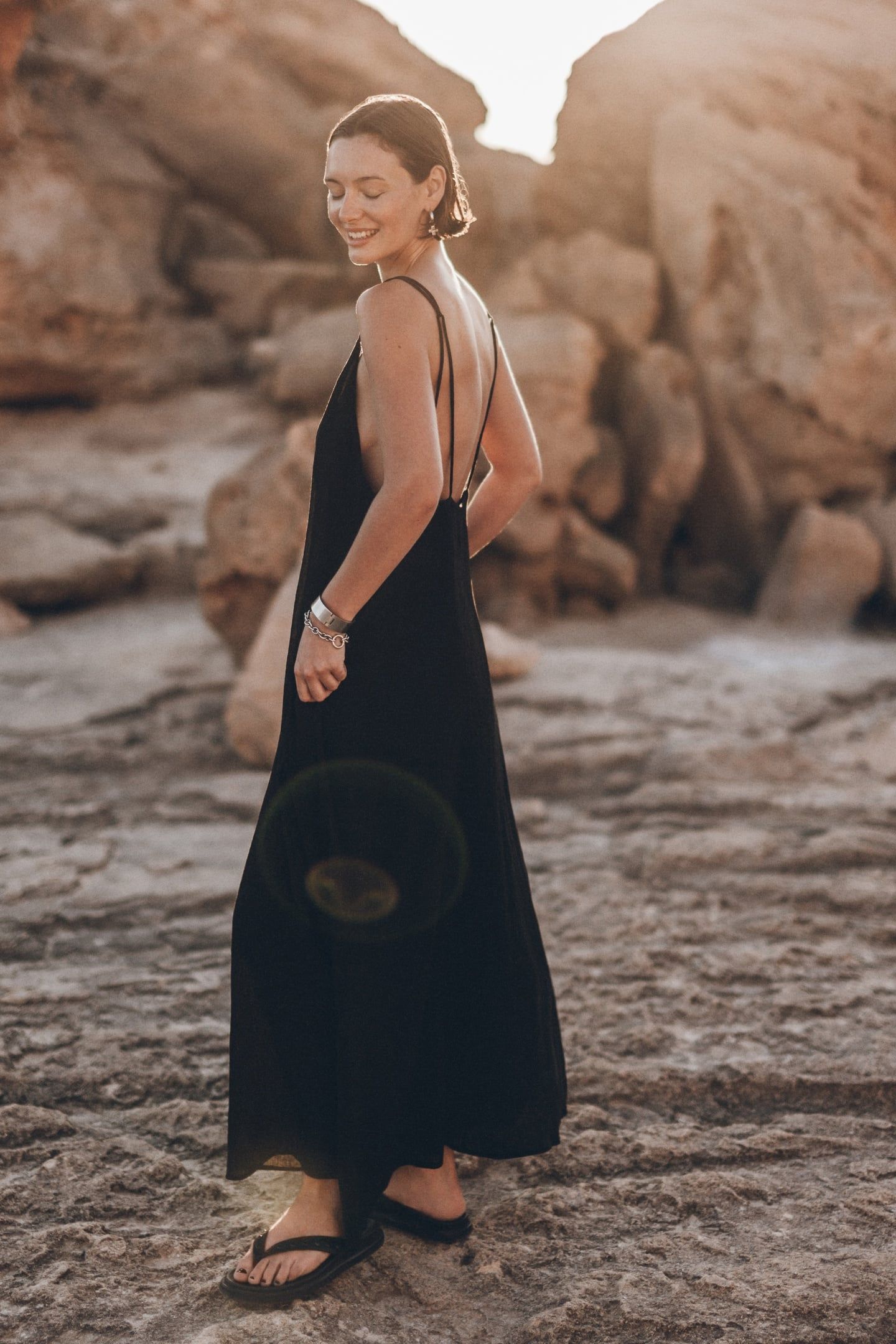 THE BLACK MAXI DRESS BLACK 3